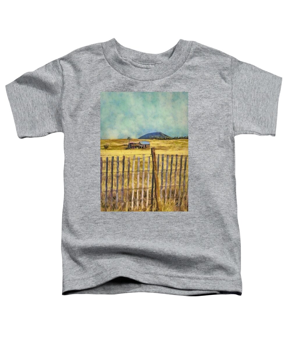 House Toddler T-Shirt featuring the painting Scene from Time Passed by Jeffrey Kolker