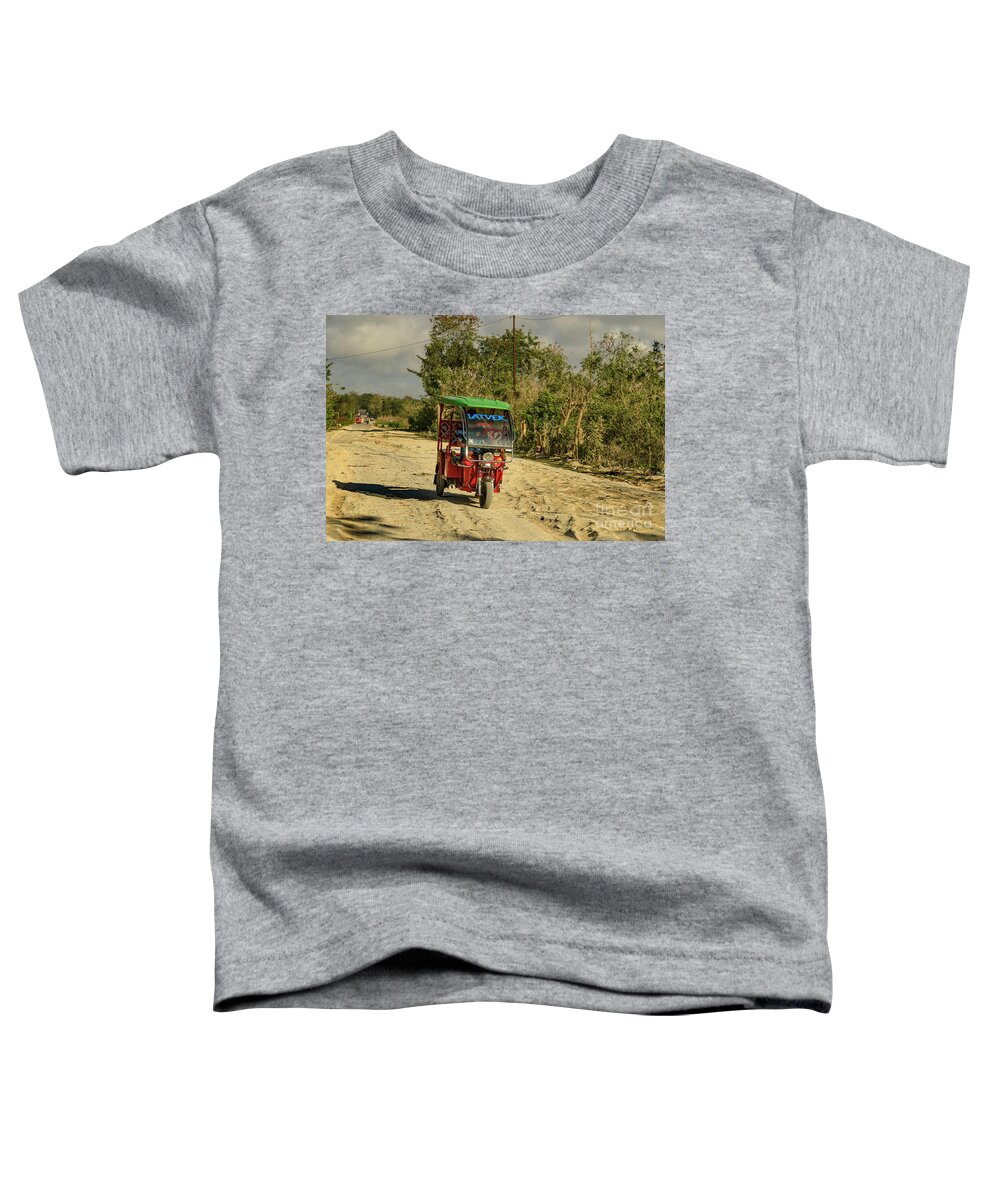 Road Toddler T-Shirt featuring the photograph Scene from Timor-Leste 44 by Werner Padarin