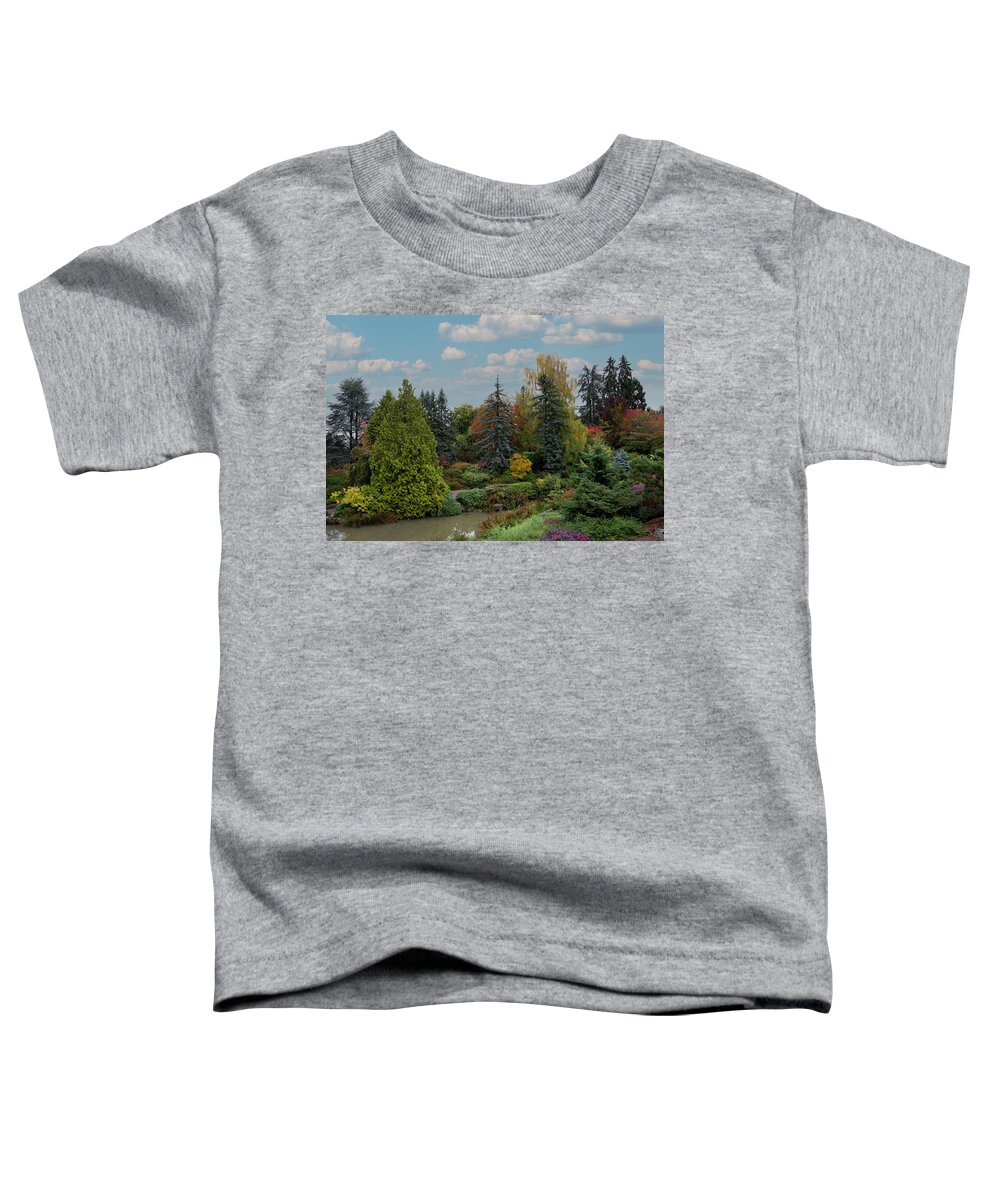 Botanical Garden Toddler T-Shirt featuring the photograph Scenic Garden by Jerry Cahill