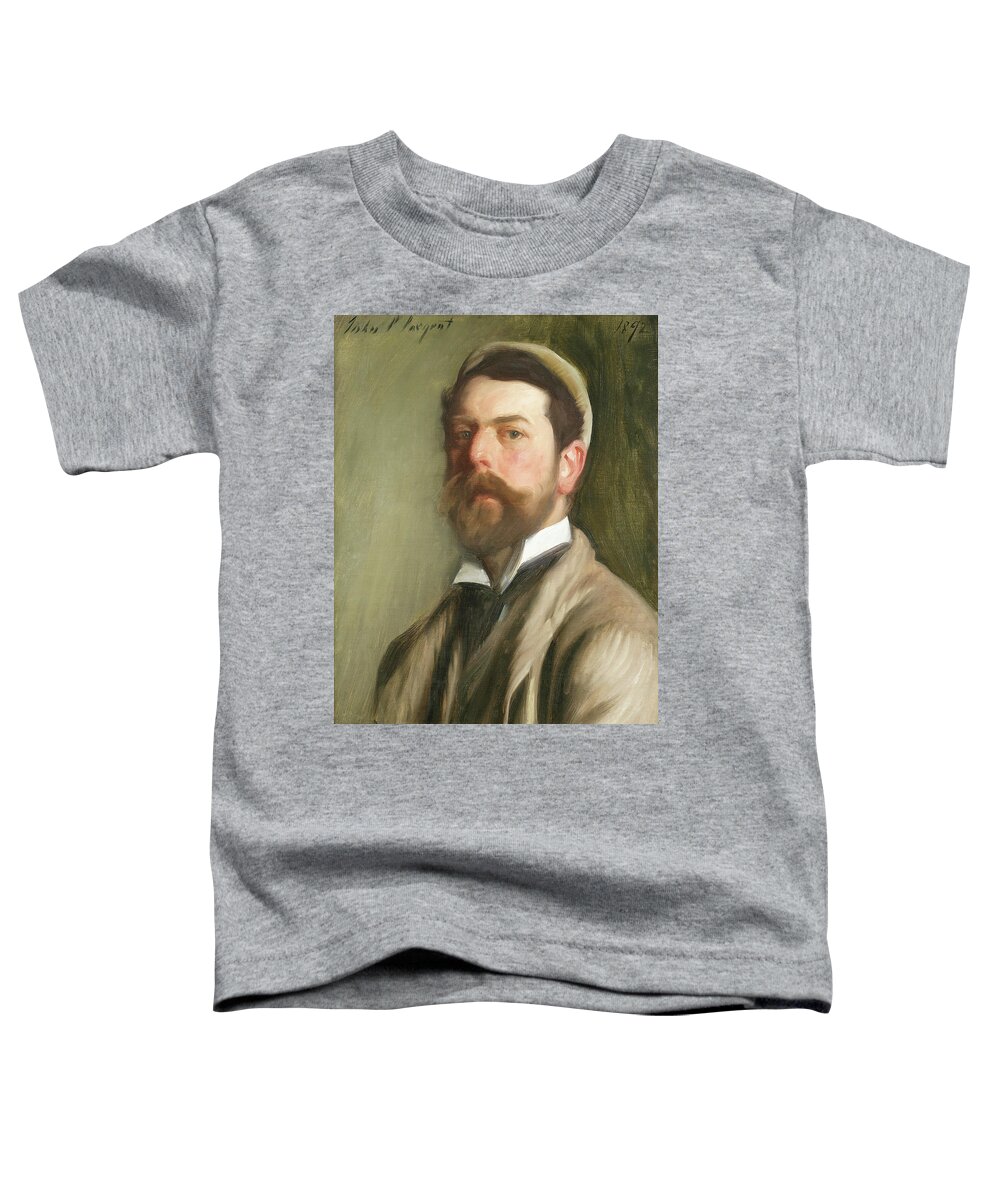 Sargent Toddler T-Shirt featuring the painting Self-Portrait - 1892 by Eric Glaser