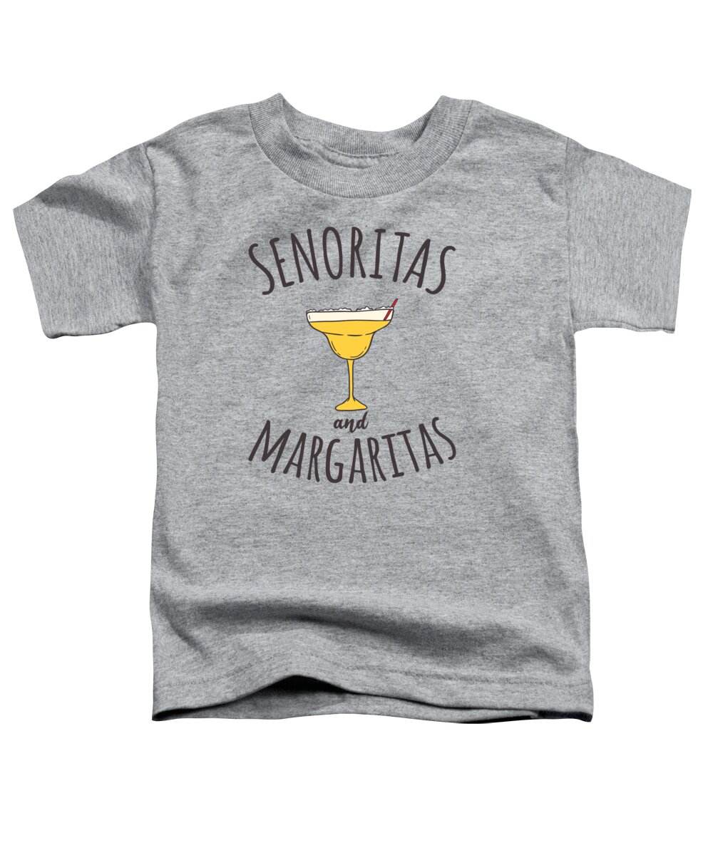 Beach Toddler T-Shirt featuring the digital art Senoritas and Margaritas by Flippin Sweet Gear