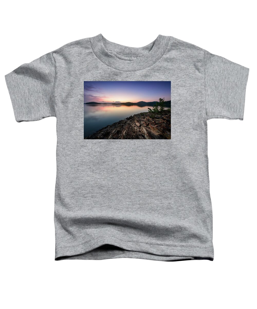 Beaver Bend Toddler T-Shirt featuring the photograph Shimmery by Michael Scott