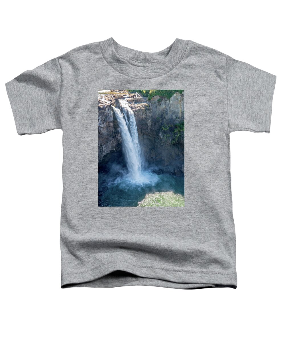 Snoqualmie Falls Toddler T-Shirt featuring the photograph Snoqualmie Falls by Alberto Zanoni