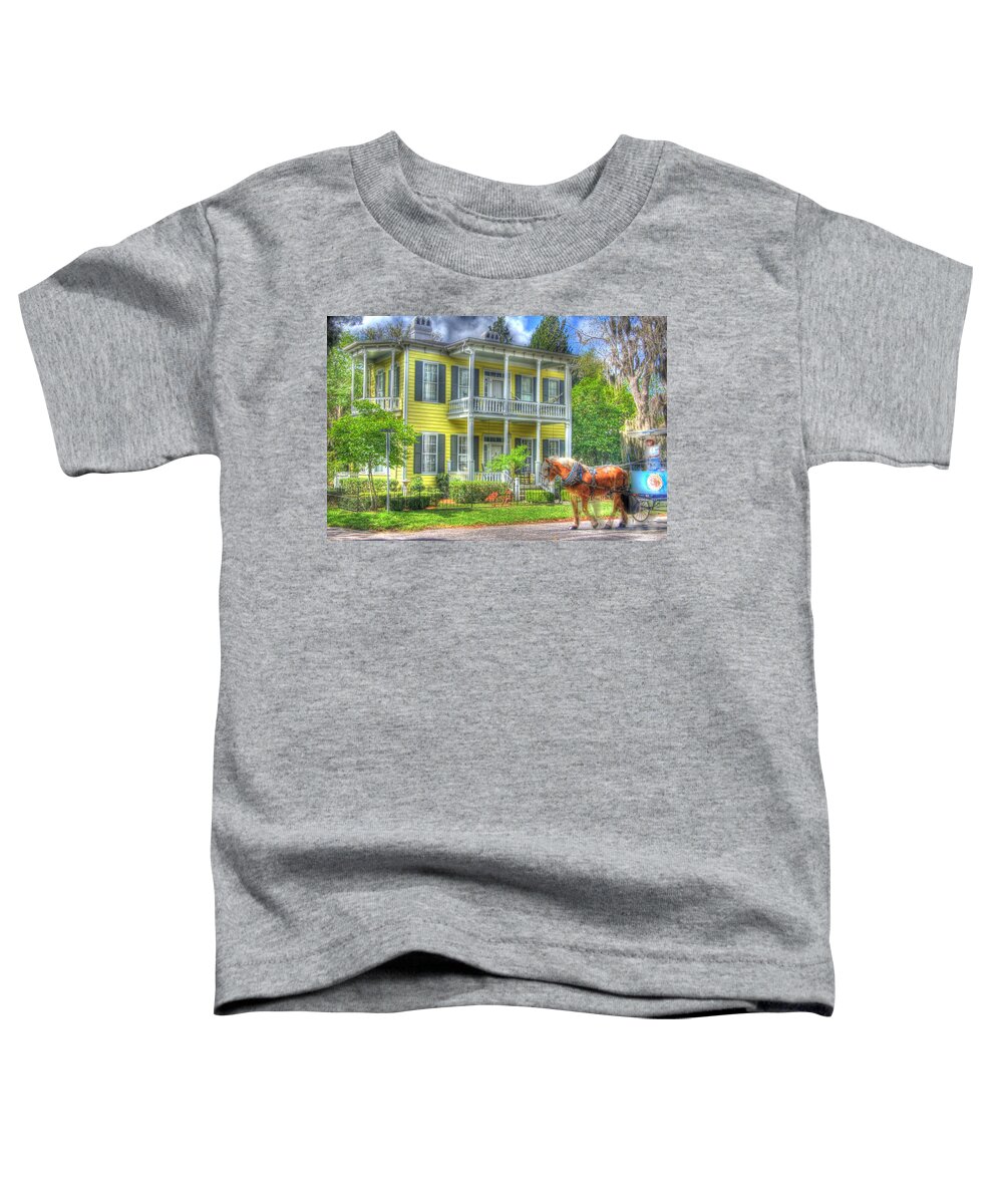 The South Toddler T-Shirt featuring the photograph Southern Charm by John Handfield