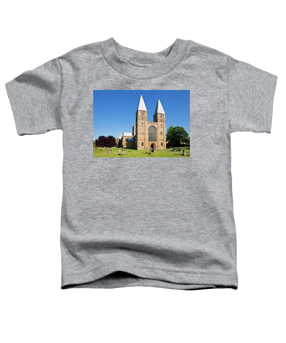 Nottinghamshire Toddler T-Shirt featuring the photograph Southwell Minster, Nottingham, England by Neale And Judith Clark