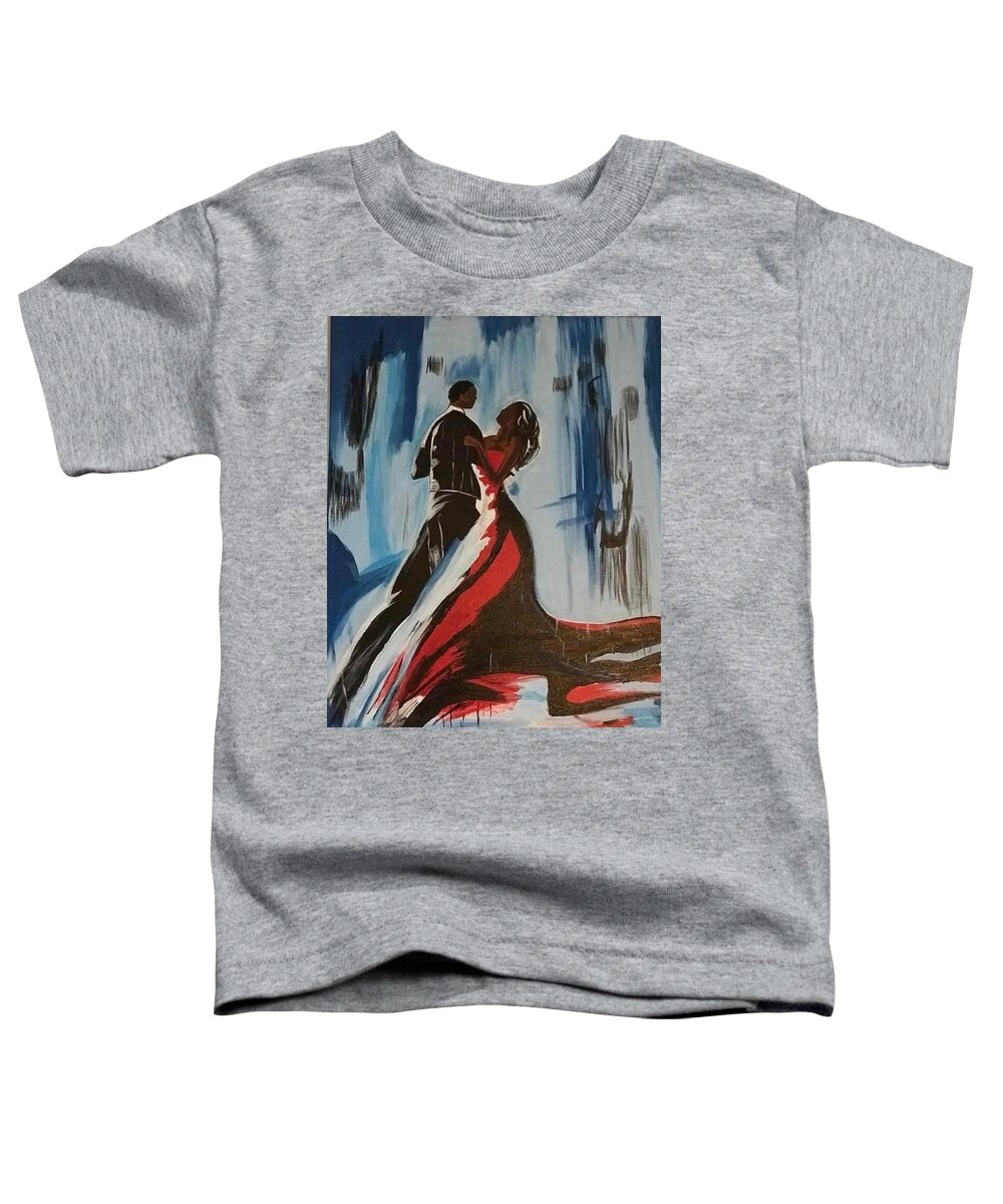 Toddler T-Shirt featuring the painting Spell of Love by Charles Young