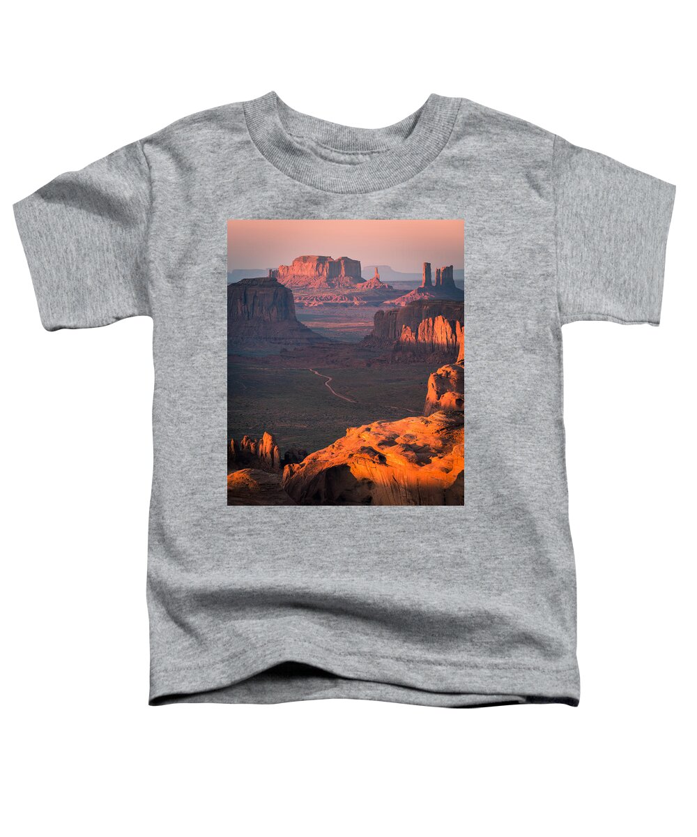 Buttes Toddler T-Shirt featuring the photograph Spires and Mesas by Peter Boehringer