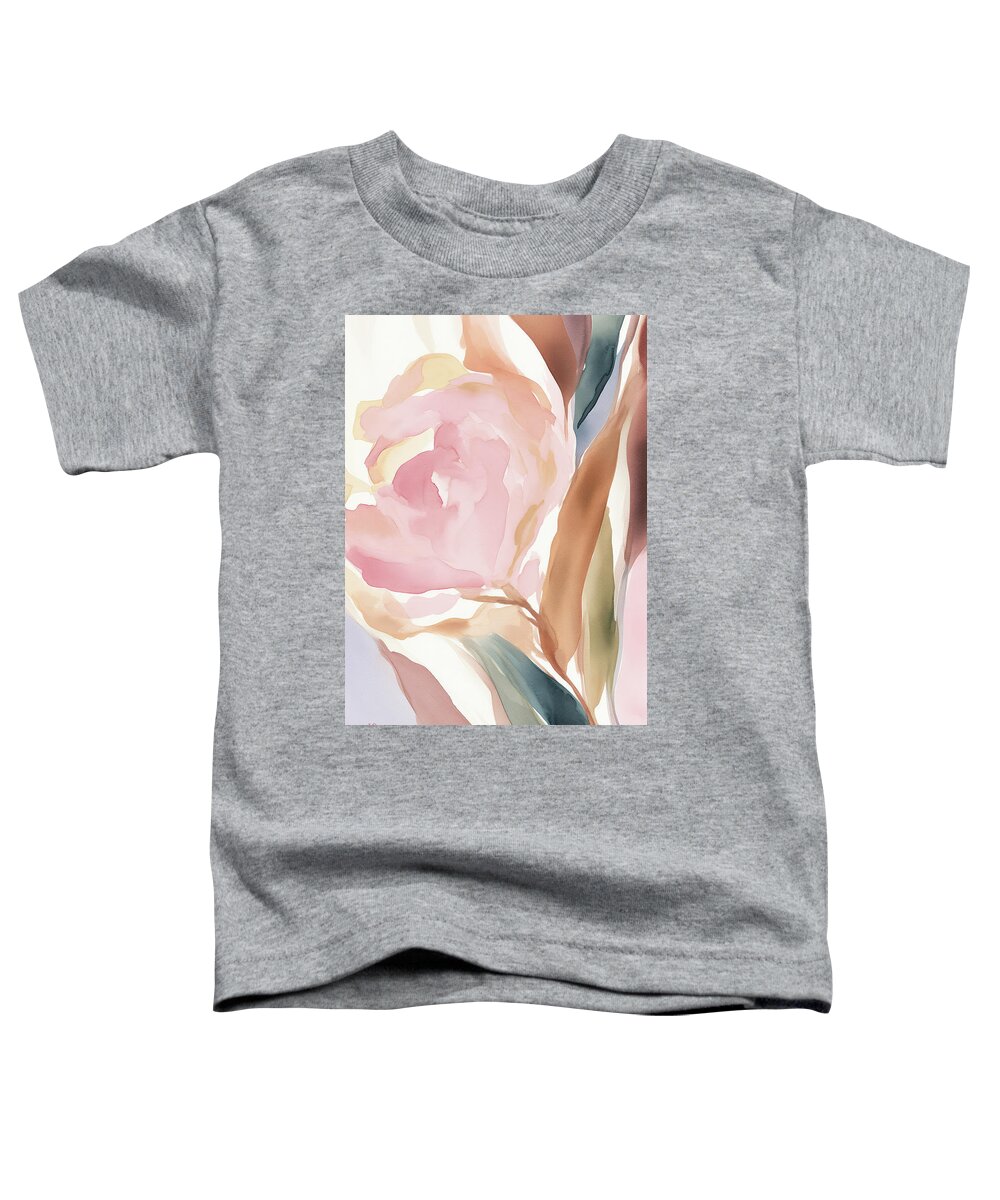 Abstract Toddler T-Shirt featuring the painting Spring's Serenade by Greg Collins