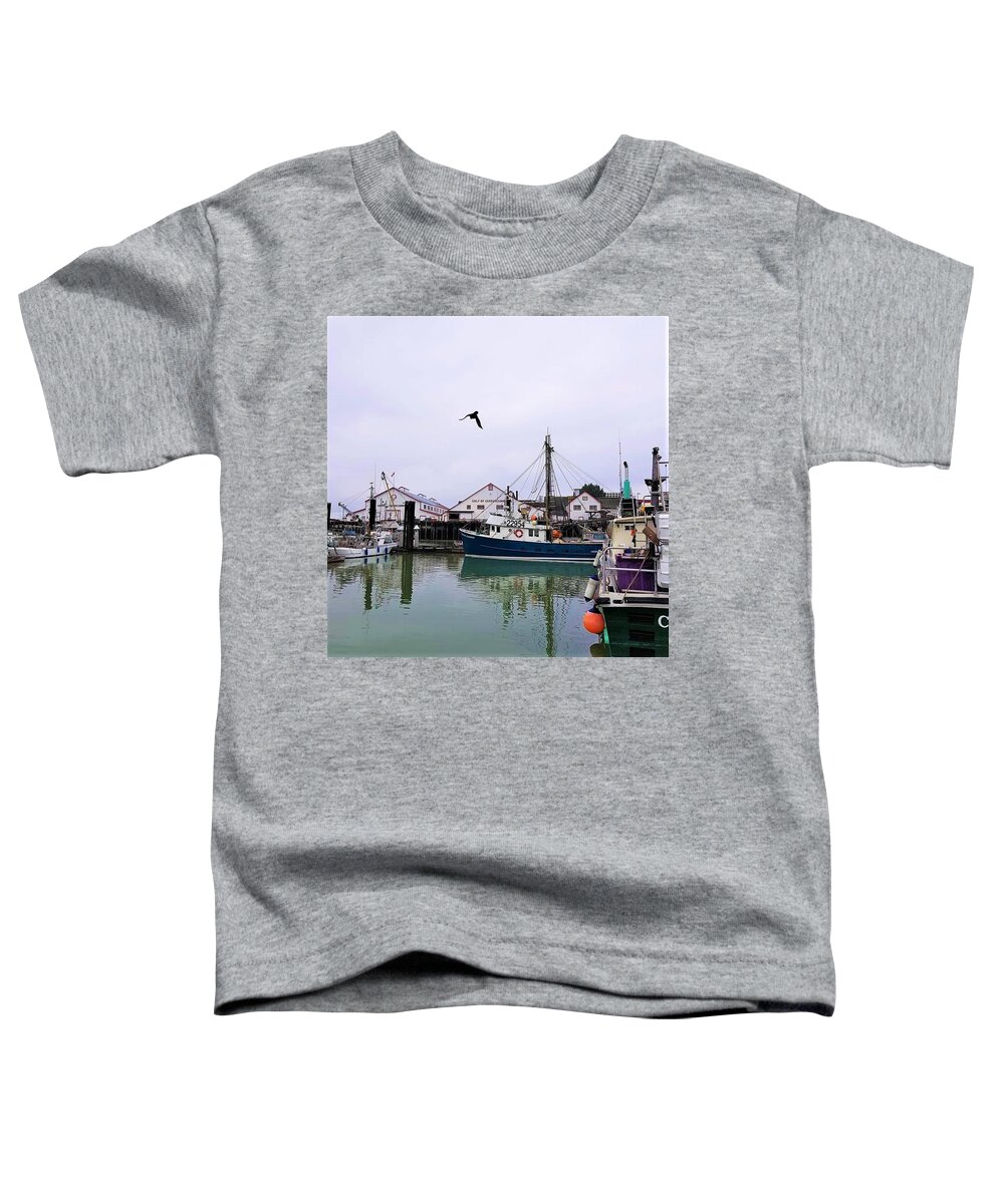 Richmond Toddler T-Shirt featuring the photograph Steveston Fishing Village by James Cousineau