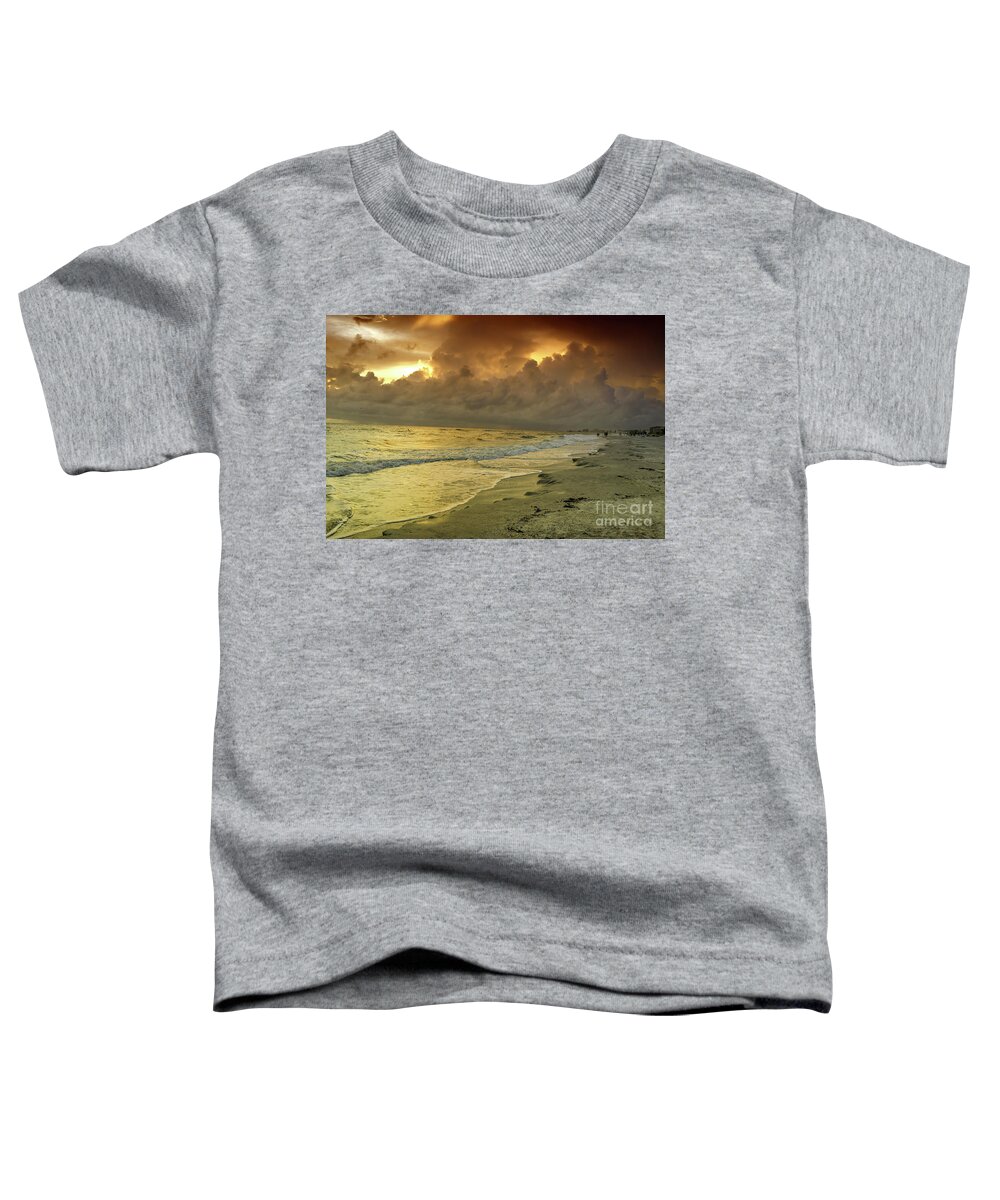 Photographs Toddler T-Shirt featuring the photograph Stormy Sunset by Felix Lai