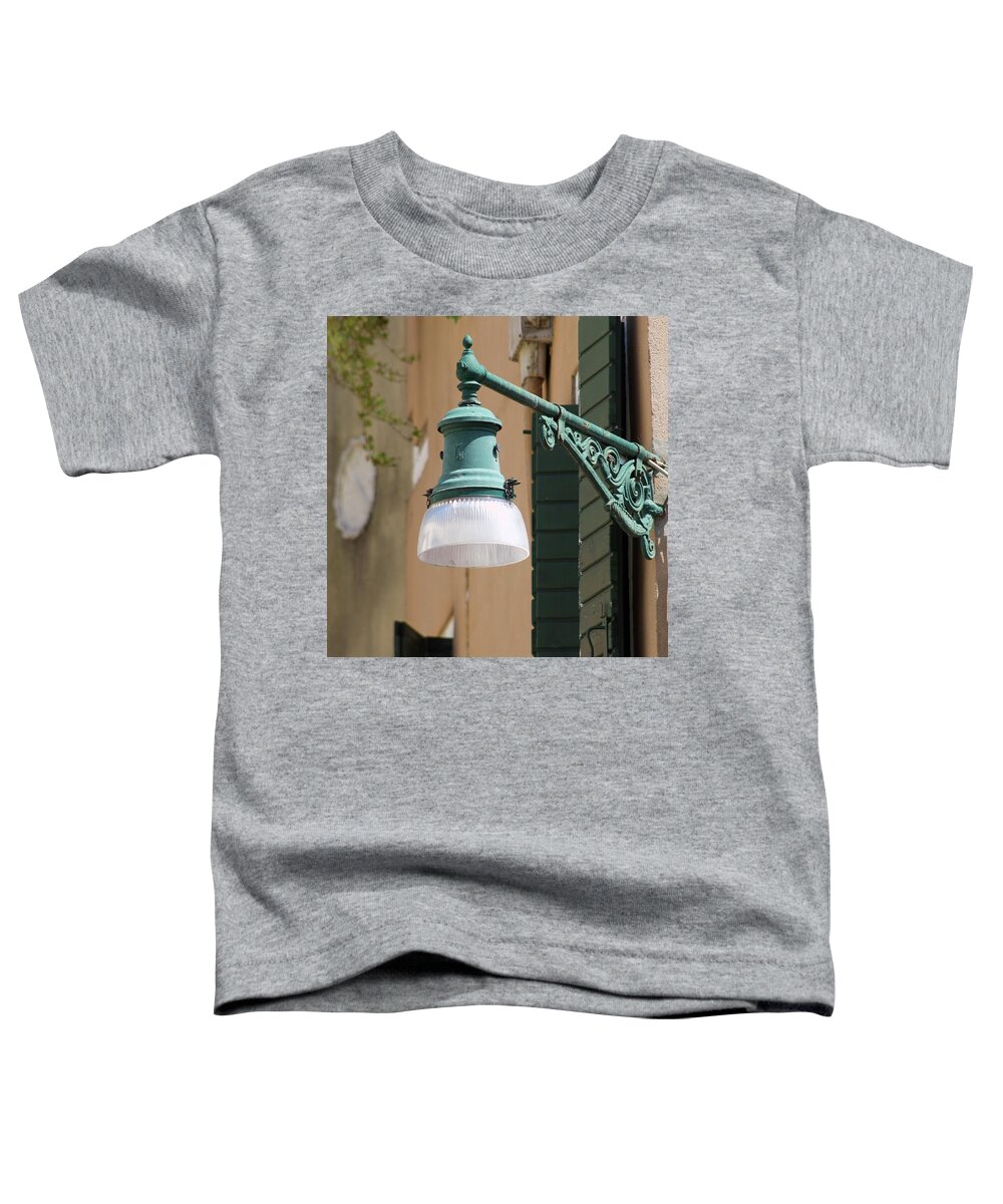 Street Light Toddler T-Shirt featuring the photograph Street Lamp - Venice by Yvonne M Smith