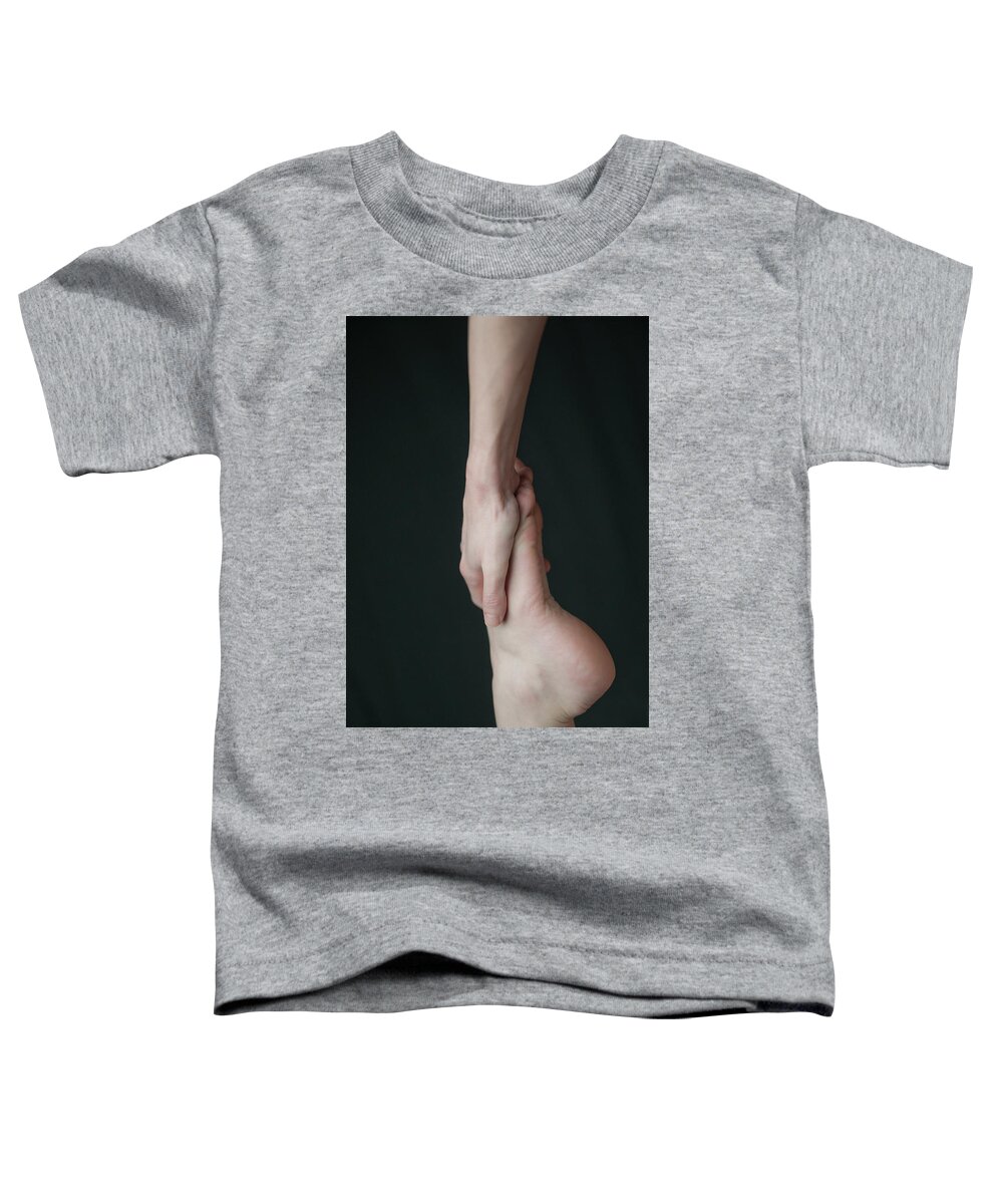Yoga Toddler T-Shirt featuring the photograph Strength by Marian Tagliarino