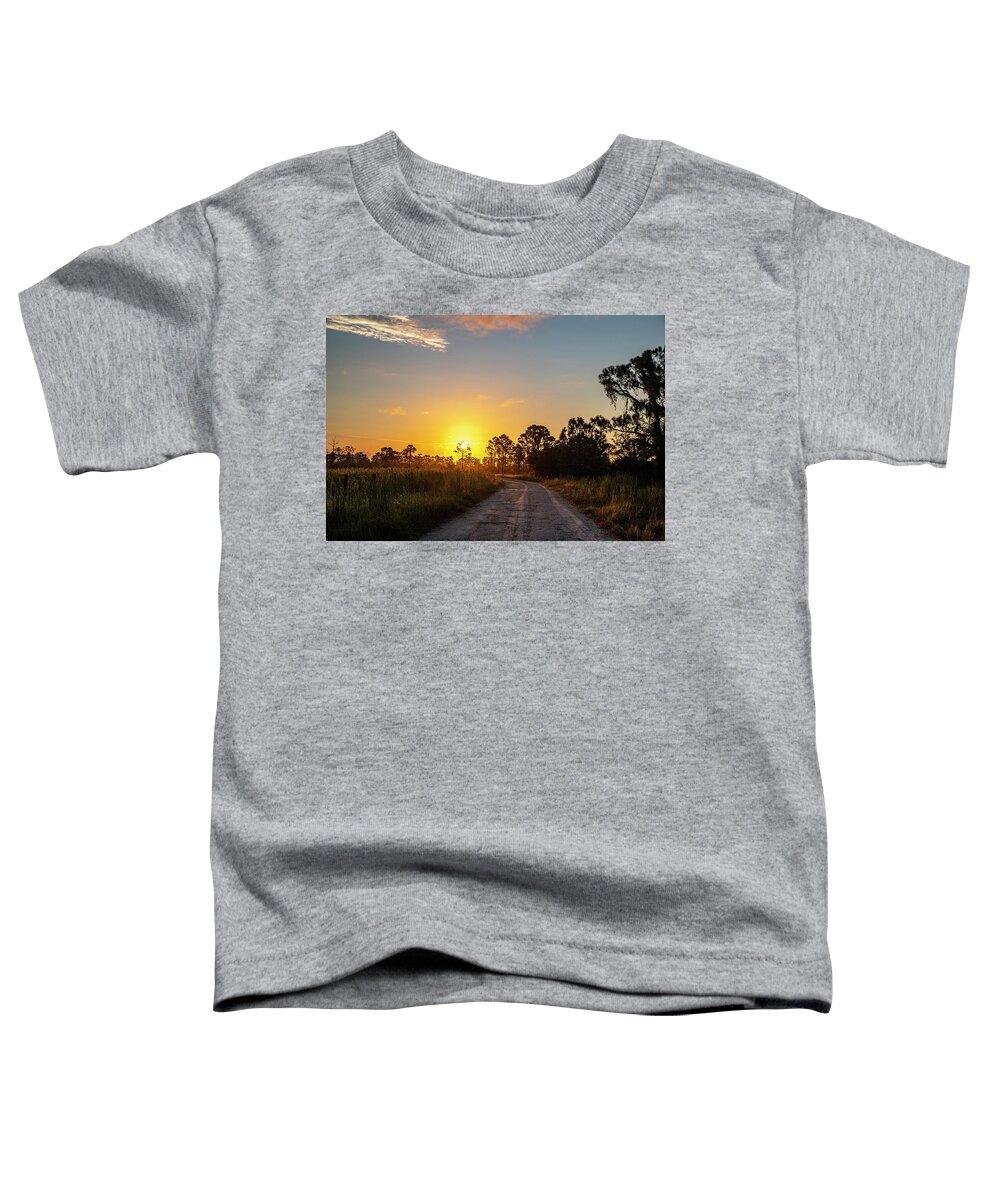 Sunrise Toddler T-Shirt featuring the photograph Sunrise by Dart Humeston