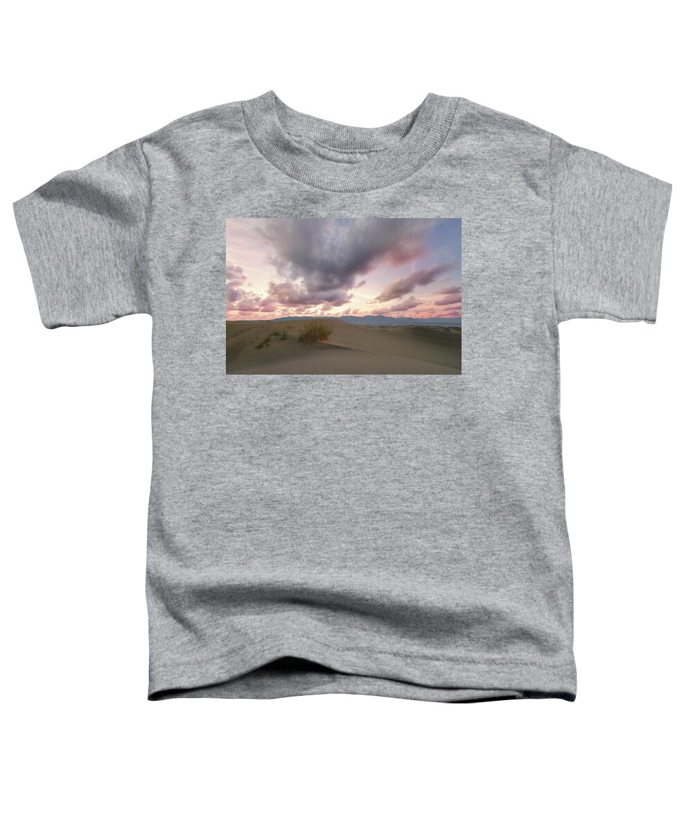 Landscape Toddler T-Shirt featuring the photograph Sunrise on the Dunes by Jon Glaser