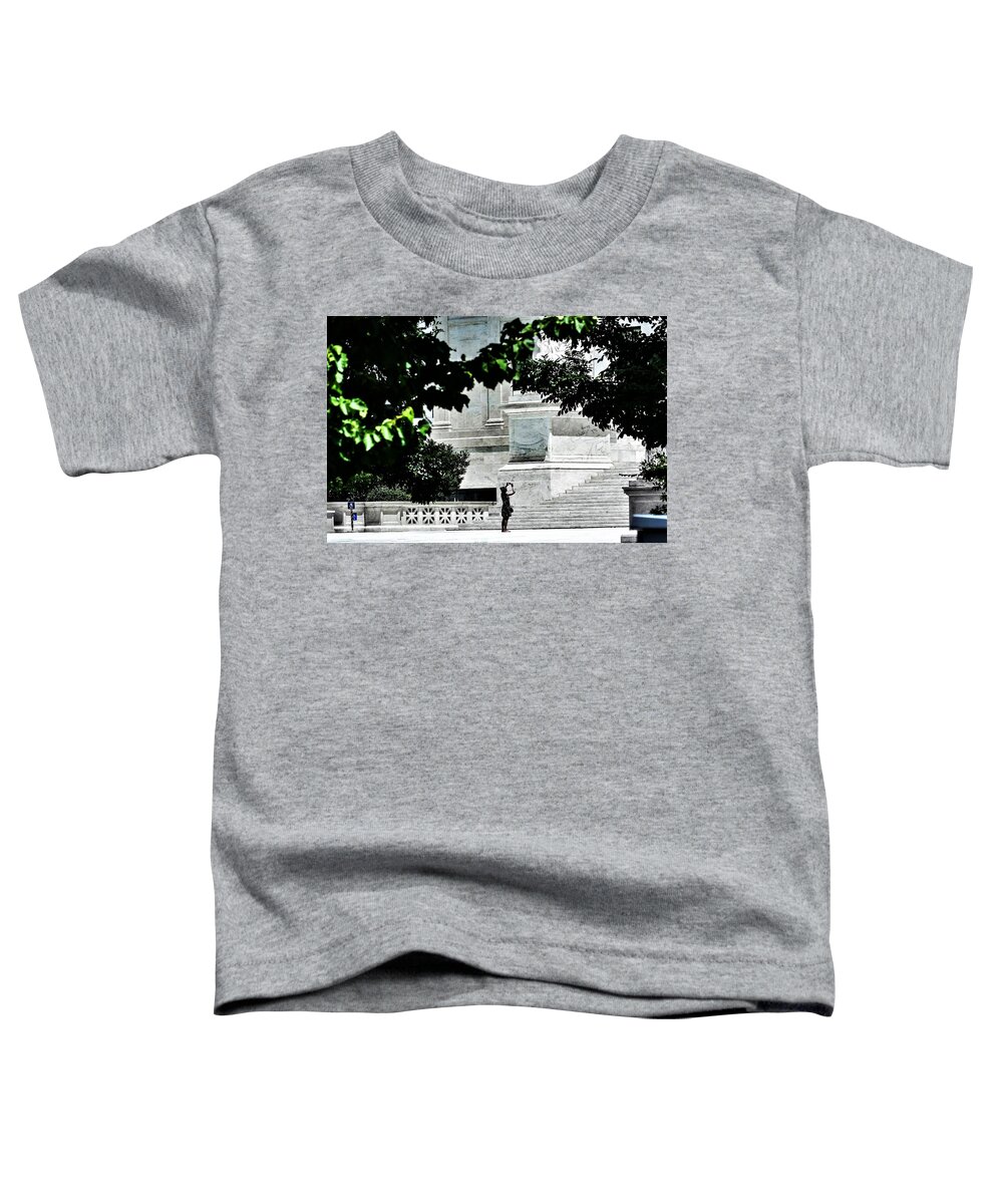 Us Supreme Court Toddler T-Shirt featuring the photograph Supreme Selfie by Addison Likins