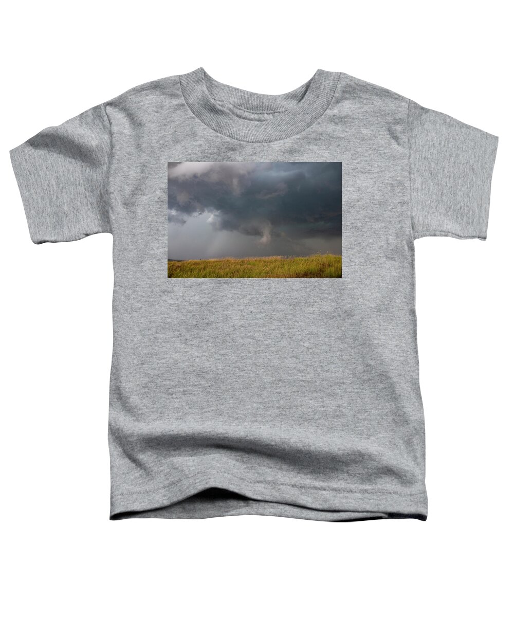 Nebraskasc Toddler T-Shirt featuring the photograph Swirling Nebraska Supercells 005 by NebraskaSC