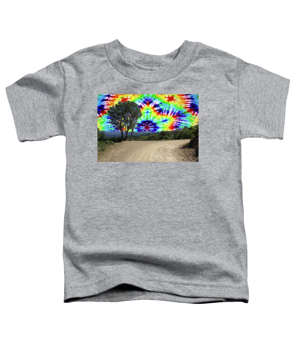 Mt. Tamalpais Toddler T-Shirt featuring the photograph Tamalpais Sky Dye #3 by Ben Upham III