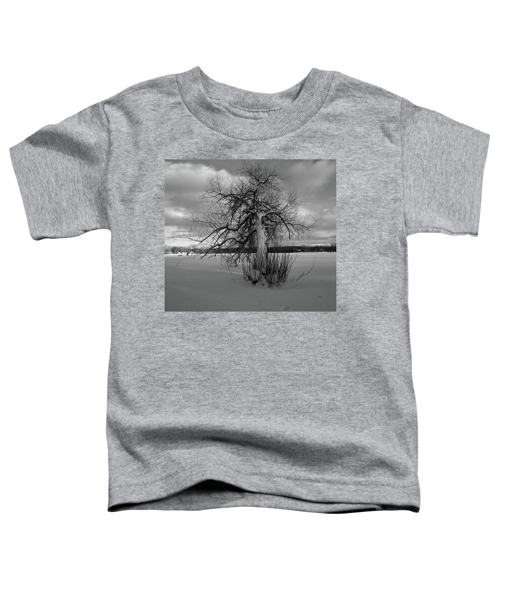 Snow Toddler T-Shirt featuring the photograph The calm after the storm by Carl Marceau