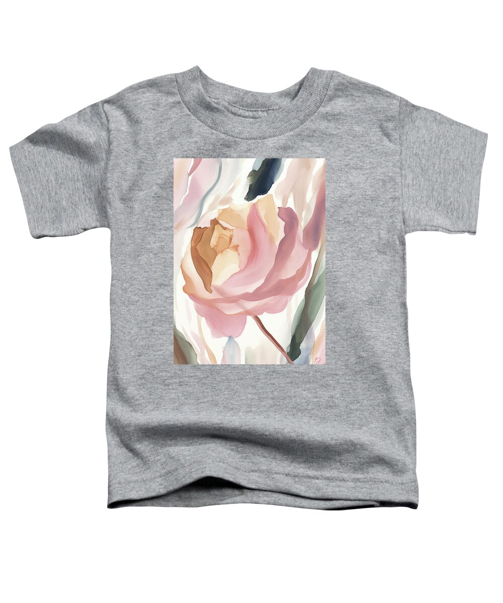 Abstract Toddler T-Shirt featuring the painting The Colors of Passion by Greg Collins