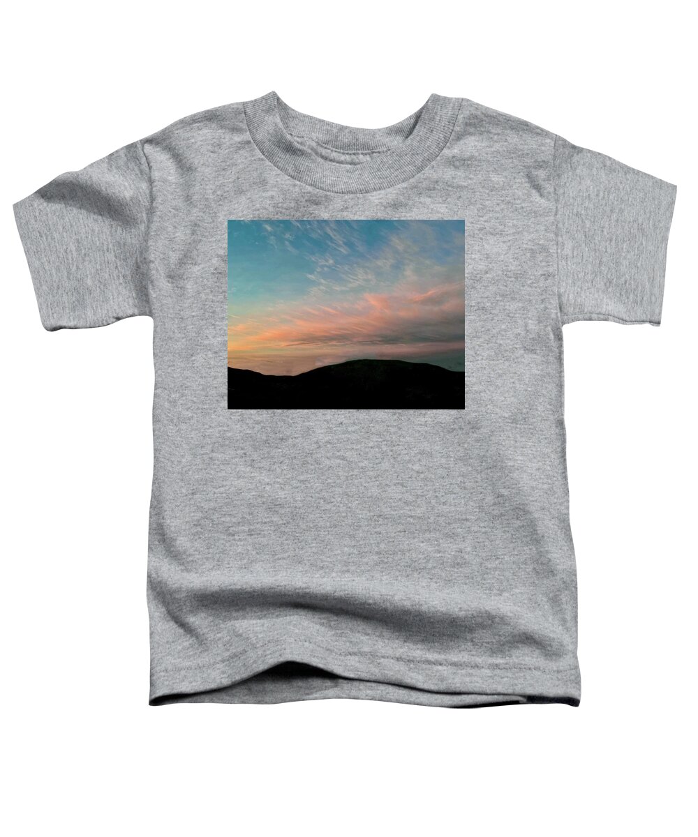 Dawn Toddler T-Shirt featuring the photograph The Delicate Light of Dawn by Sarah Lilja