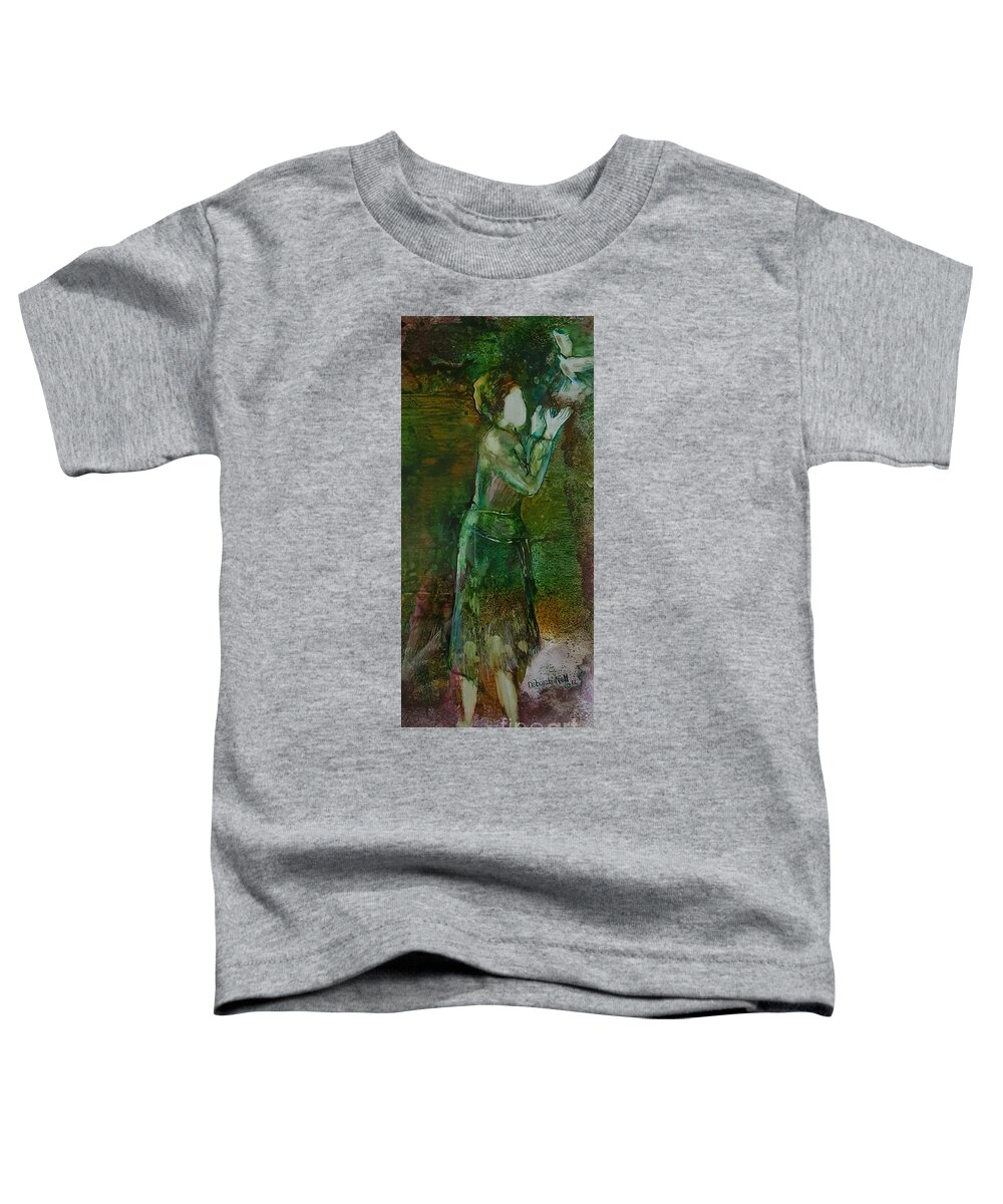 Holy Spirit Toddler T-Shirt featuring the painting The Gift by Deborah Nell