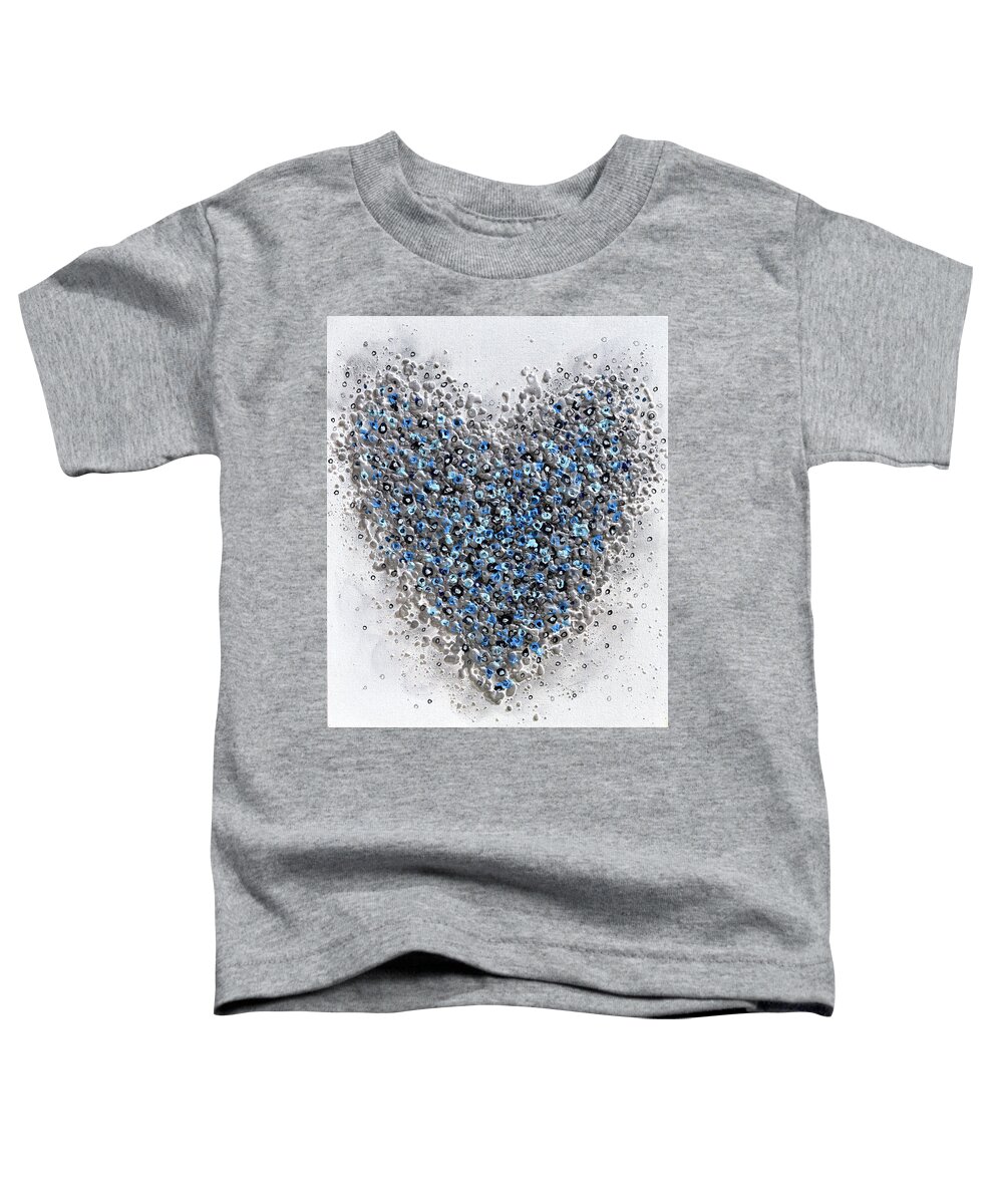 Heart Toddler T-Shirt featuring the painting The Heart of Winter by Amanda Dagg