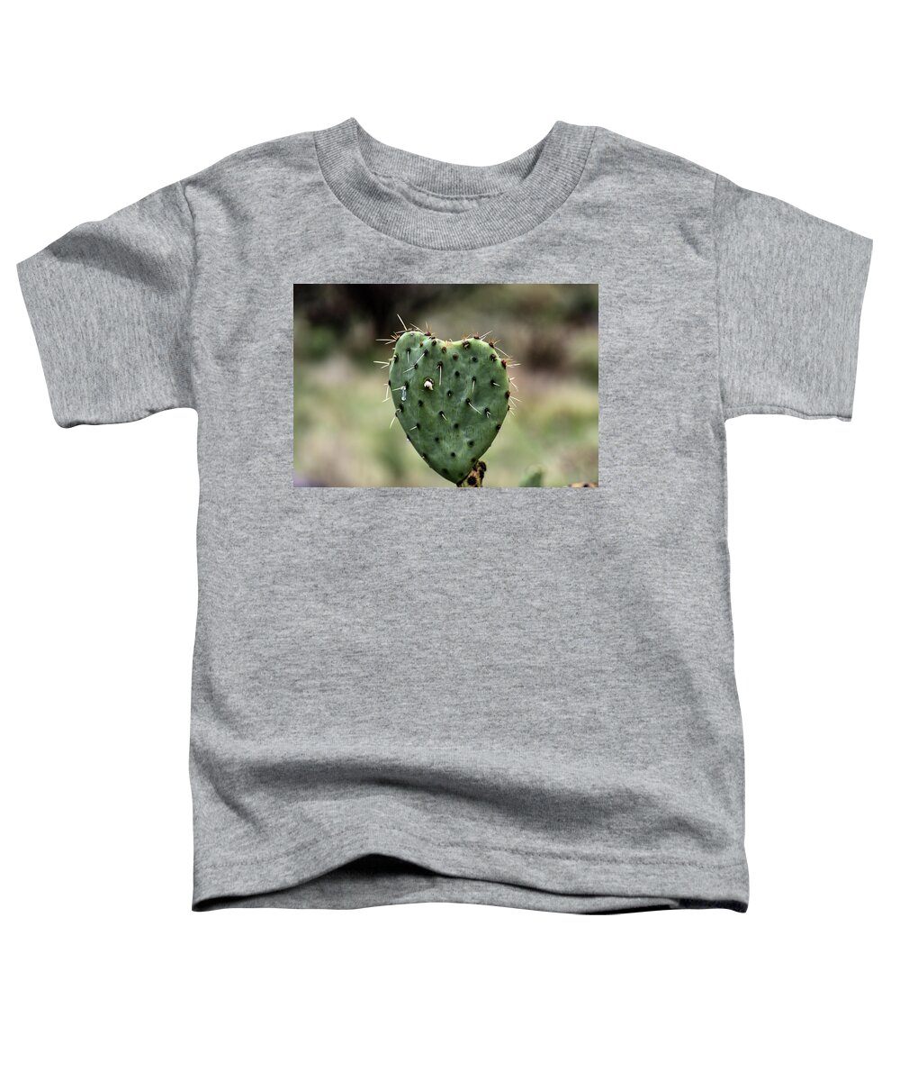 Heart-shaped Toddler T-Shirt featuring the photograph The Heart-Shaped Cactus - Grand Canyon National Park by Amazing Action Photo Video