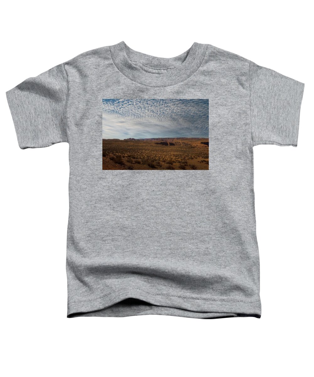 Desert Toddler T-Shirt featuring the photograph The High Desert of Northern Arizona by Laura Putman