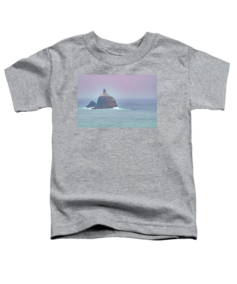 2019 Toddler T-Shirt featuring the photograph The Mystery of Tilamook Head Lighthouse by Erin K Images