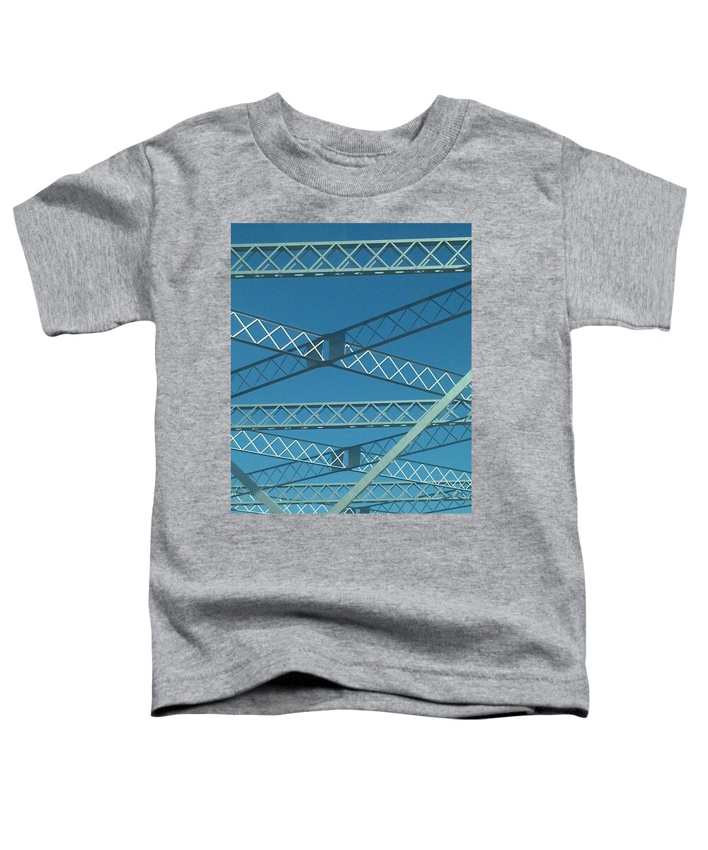 Bridge Toddler T-Shirt featuring the photograph The Old Tappan Zee Bridge 2014 by Vicki Noble