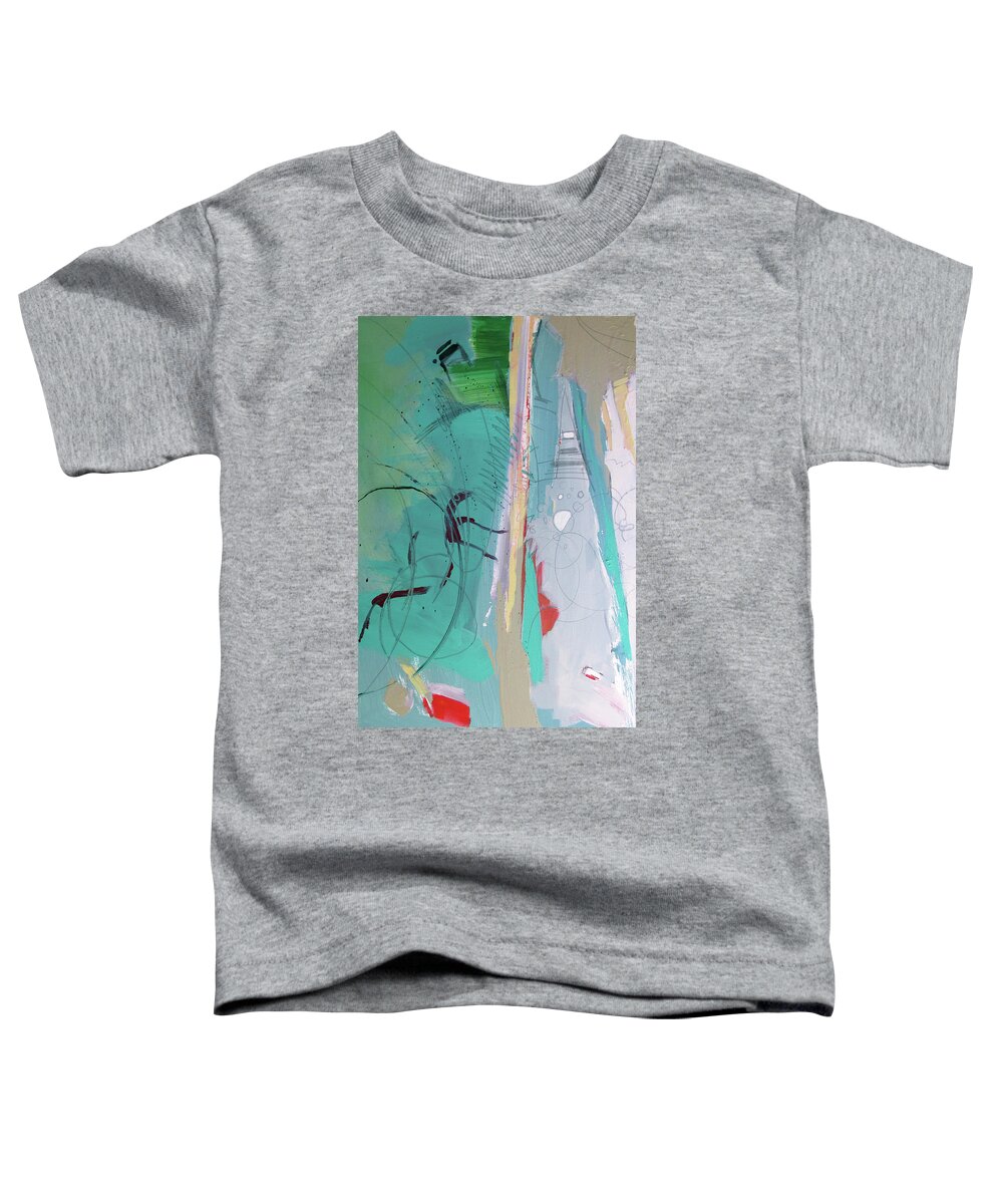 The Other Side Toddler T-Shirt featuring the painting The Other Side by John Gholson