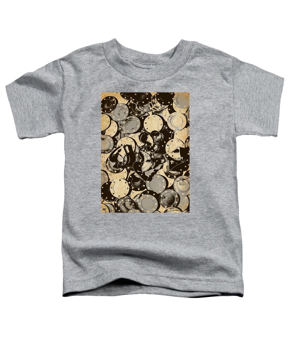 Vintage Toddler T-Shirt featuring the photograph The Poker Saloon by Jorgo Photography