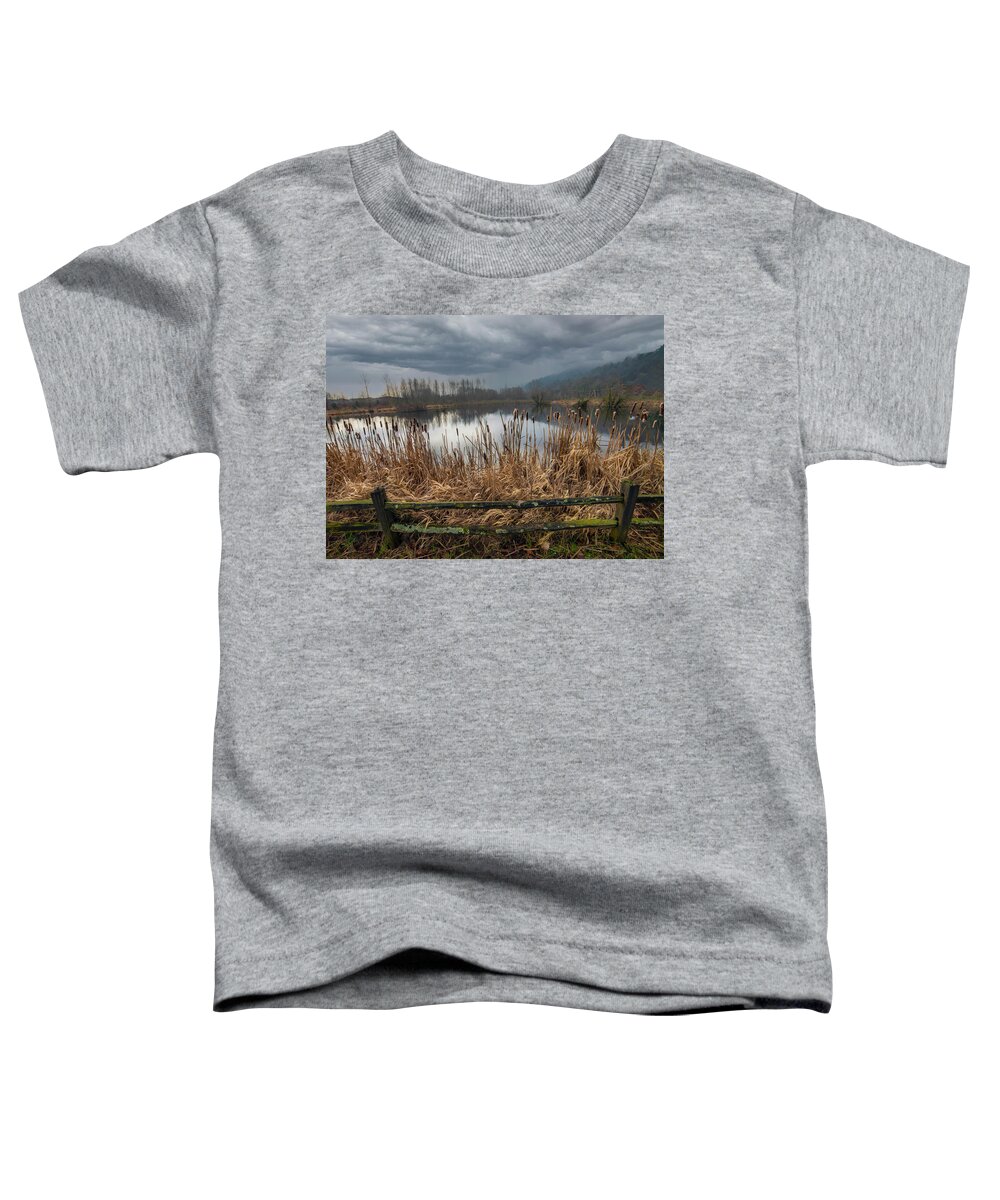 Pond Toddler T-Shirt featuring the photograph The Pond by Jerry Cahill