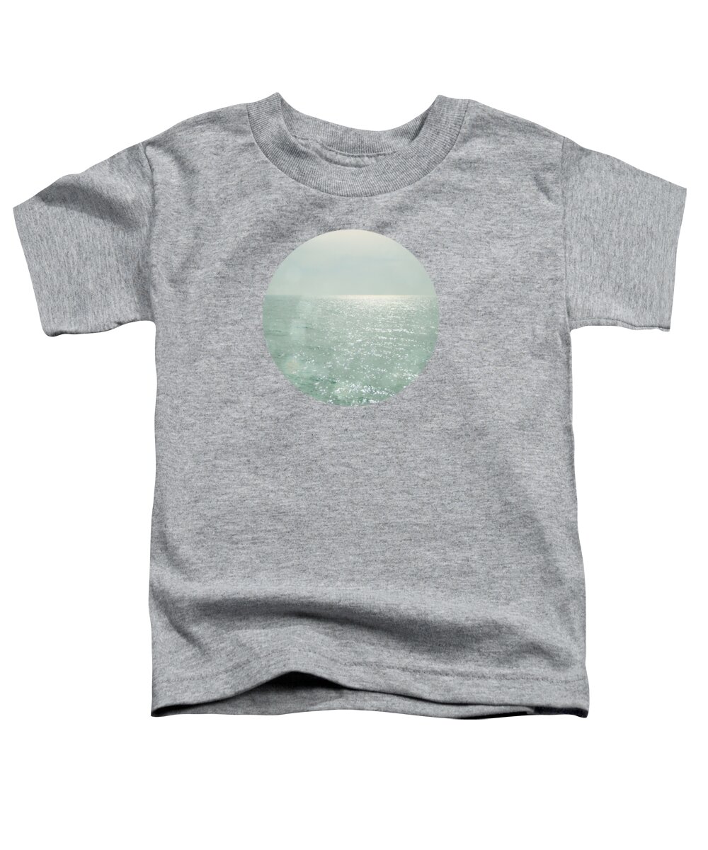 Sea Toddler T-Shirt featuring the photograph The Silver Sea by Cassia Beck