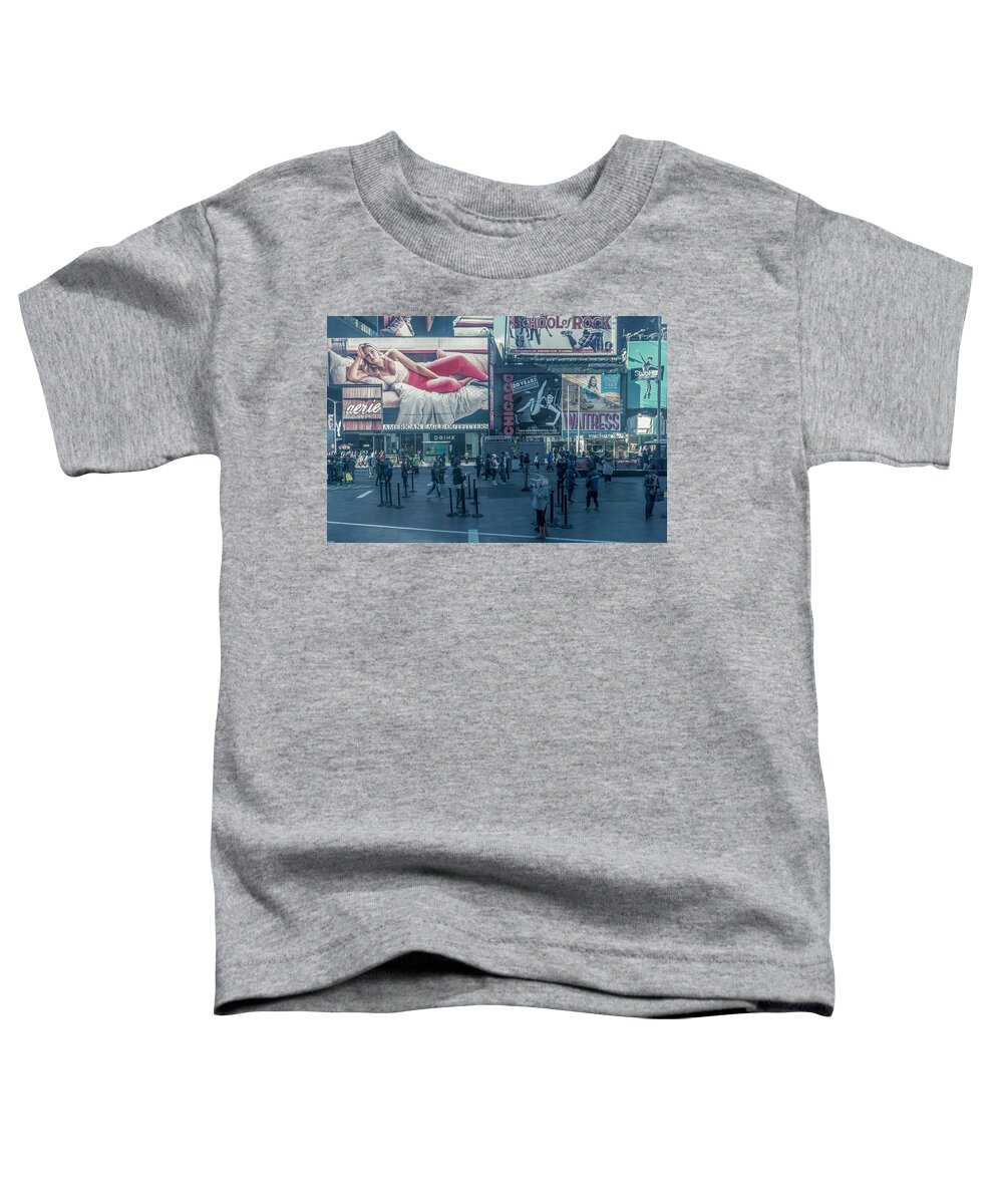Published Toddler T-Shirt featuring the photograph The Streets Of New York City Xi by Enrique Pelaez