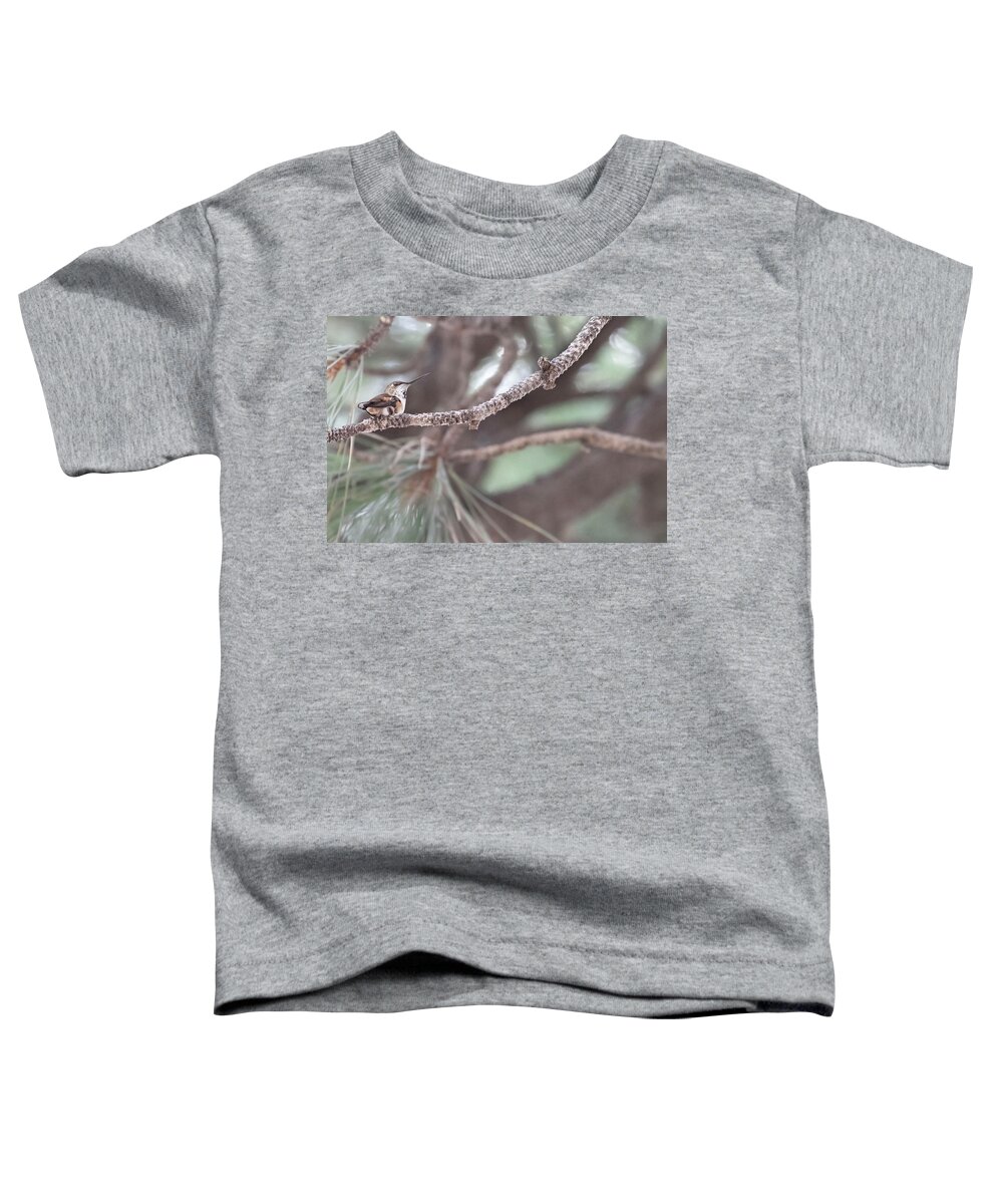 Hummingbird Toddler T-Shirt featuring the photograph The Watcher by Laura Putman