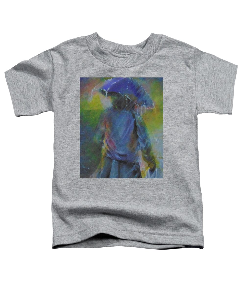 Acrylic Toddler T-Shirt featuring the painting The Year 2020 by Saundra Johnson