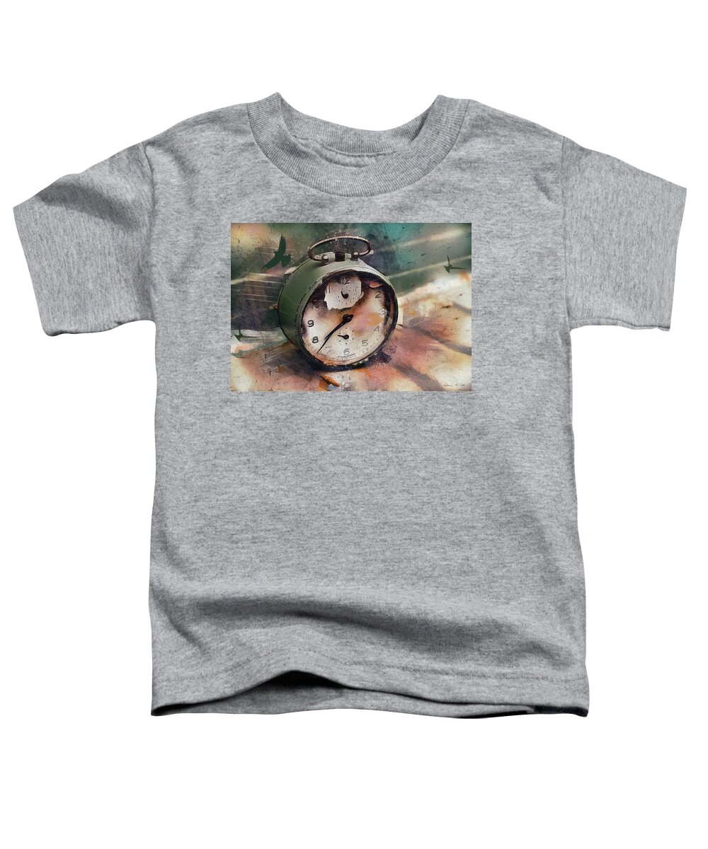 Time Does Fly Toddler T-Shirt featuring the photograph Time Does Fly by Bellesouth Studio