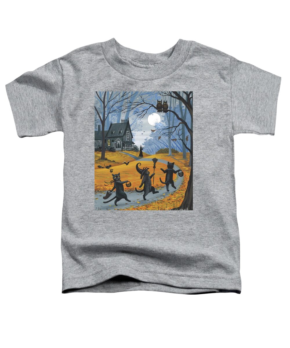 Print Toddler T-Shirt featuring the painting To The Witch's House We Go by Margaryta Yermolayeva