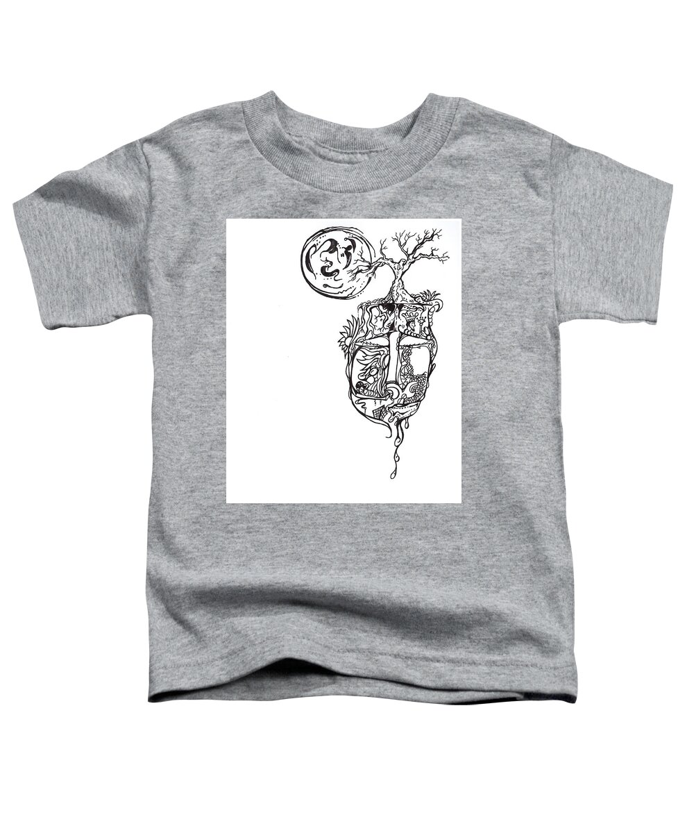 • Abstract  Toddler T-Shirt featuring the painting Tree Of Life by Gustavo Ramirez