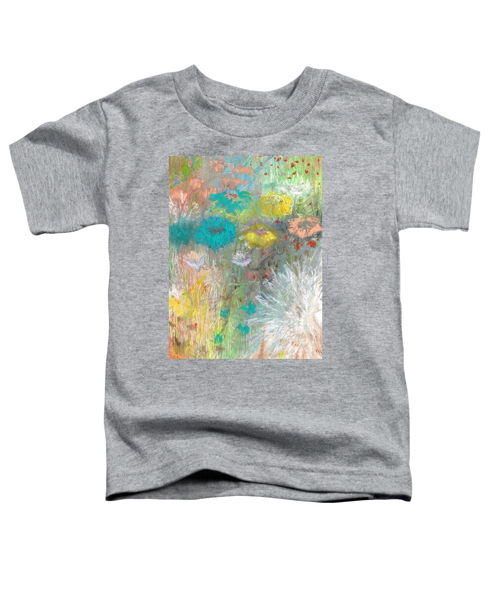 Flowers Toddler T-Shirt featuring the painting Two of a Kind by Frances Marino