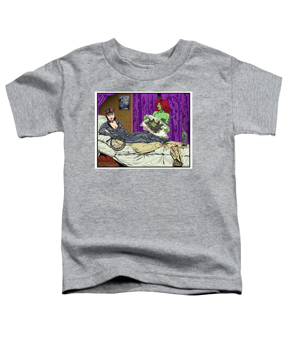 Illustration Toddler T-Shirt featuring the digital art Untitled #3 from the New Gods Series by Christopher W Weeks