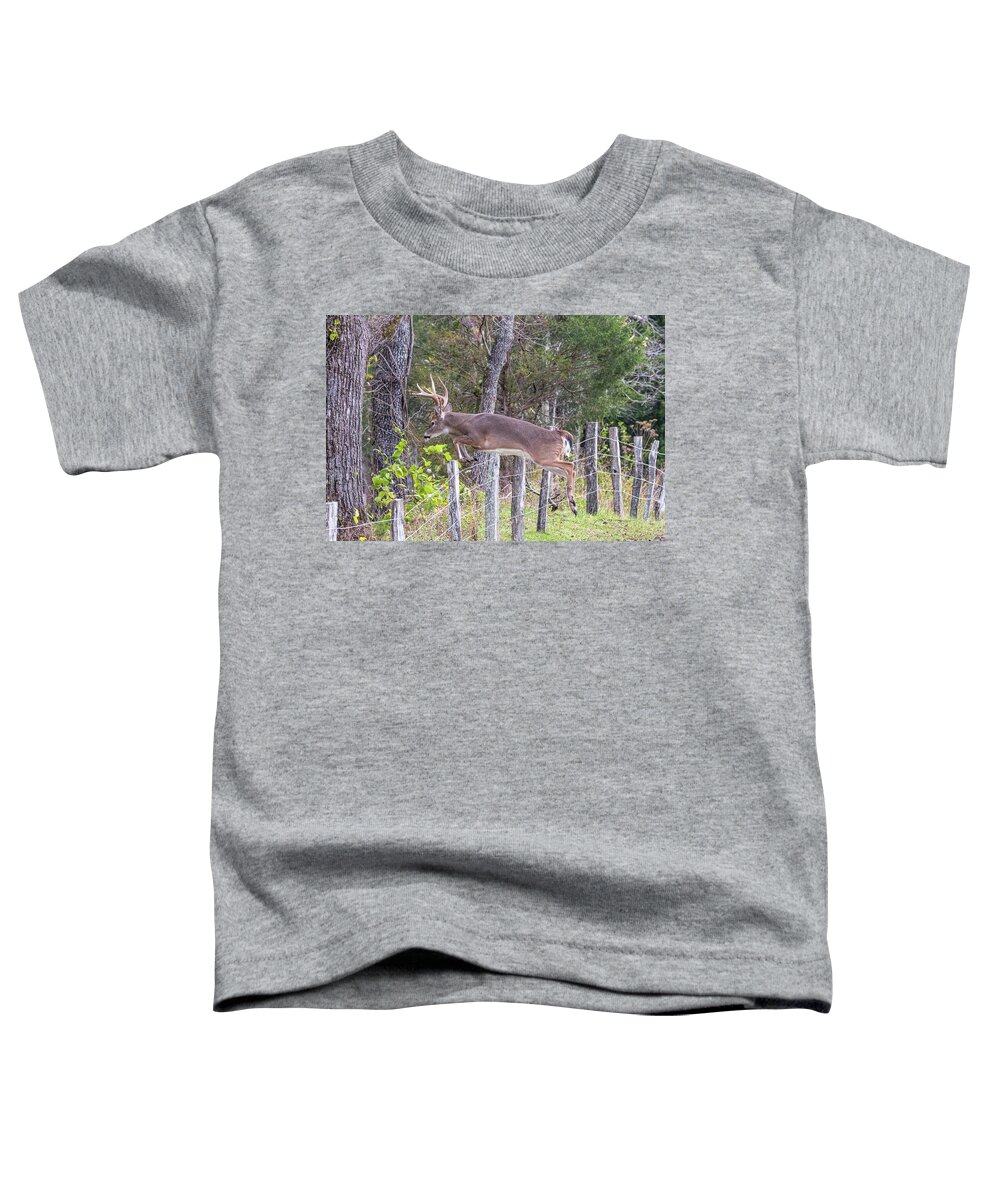  Toddler T-Shirt featuring the photograph Up and Over by Jim Miller
