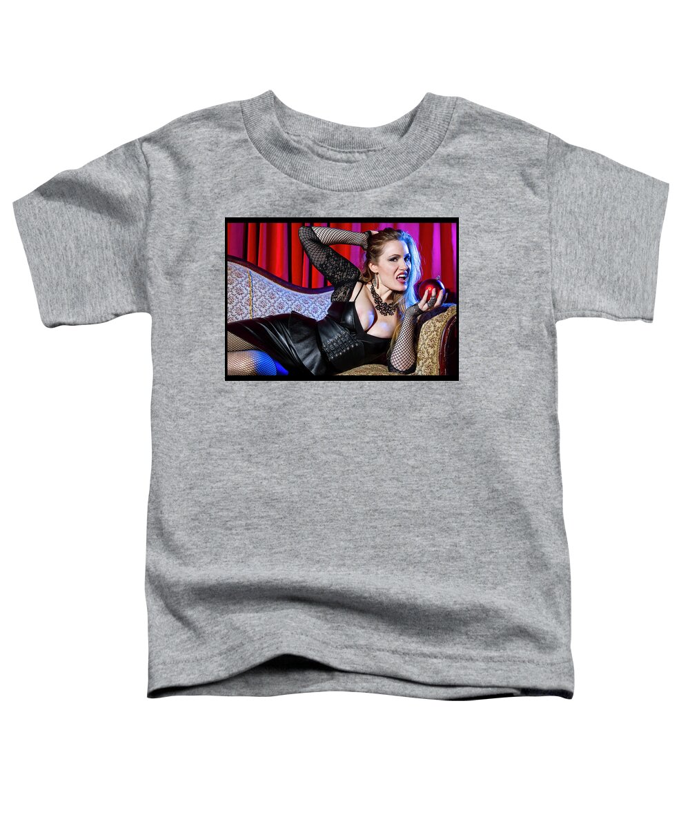 Cosplay Toddler T-Shirt featuring the photograph Vampire #1 by Christopher W Weeks