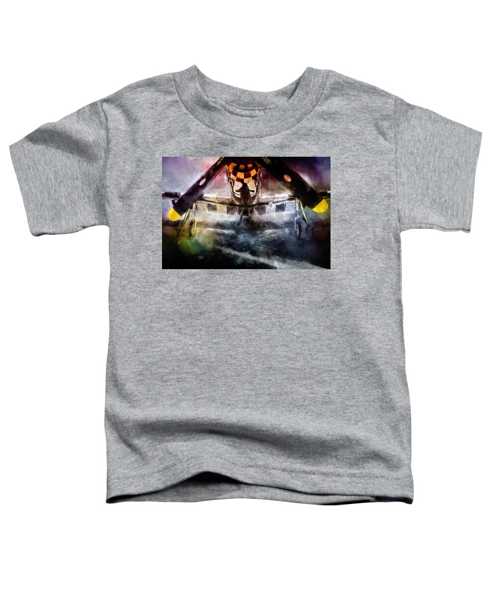 Plane Toddler T-Shirt featuring the photograph Veteran Of The Fight 1 by Jim Love