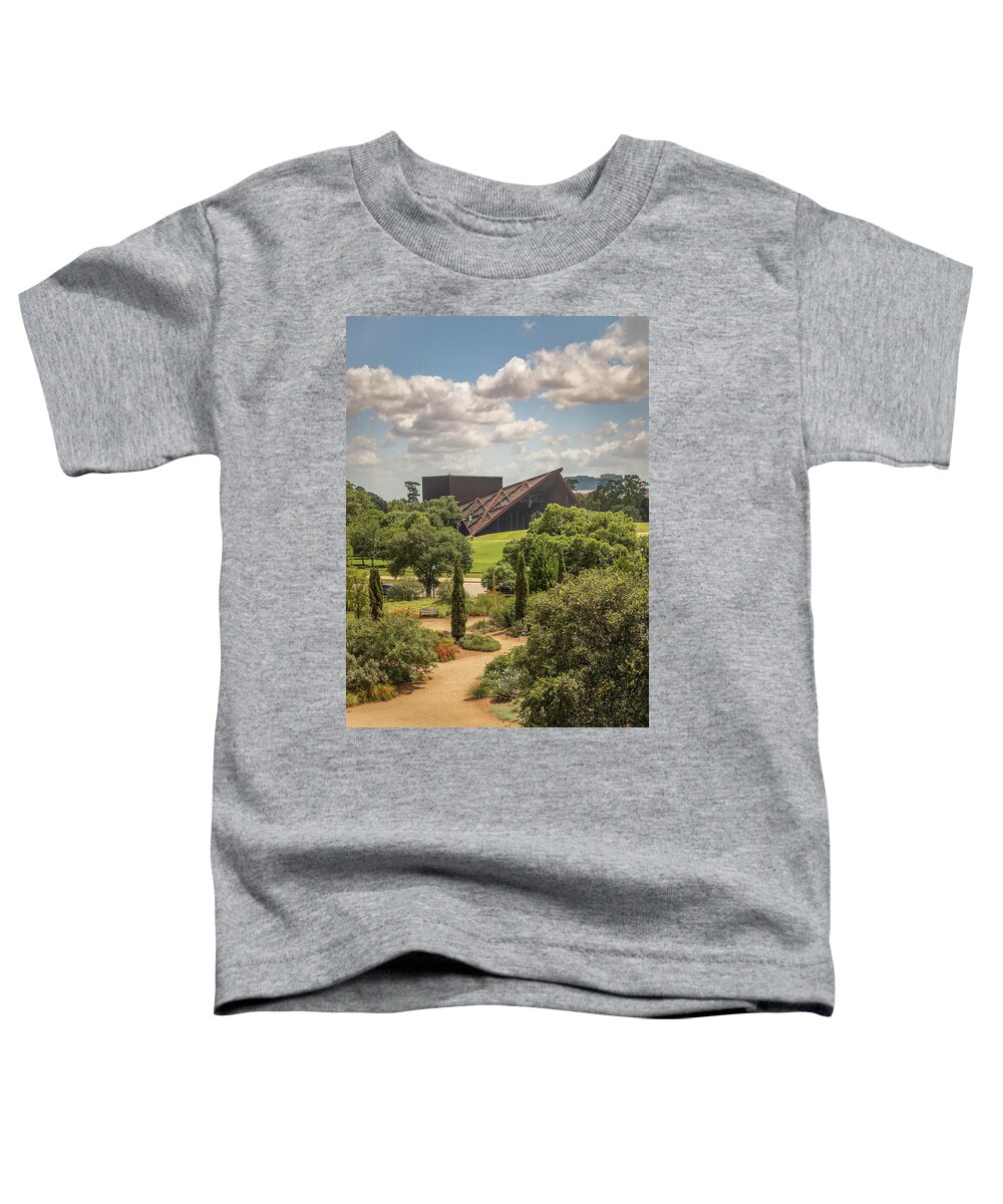 Mcgovern Centennial Gardens Toddler T-Shirt featuring the photograph View from McGovern Centennial by Tim Stanley