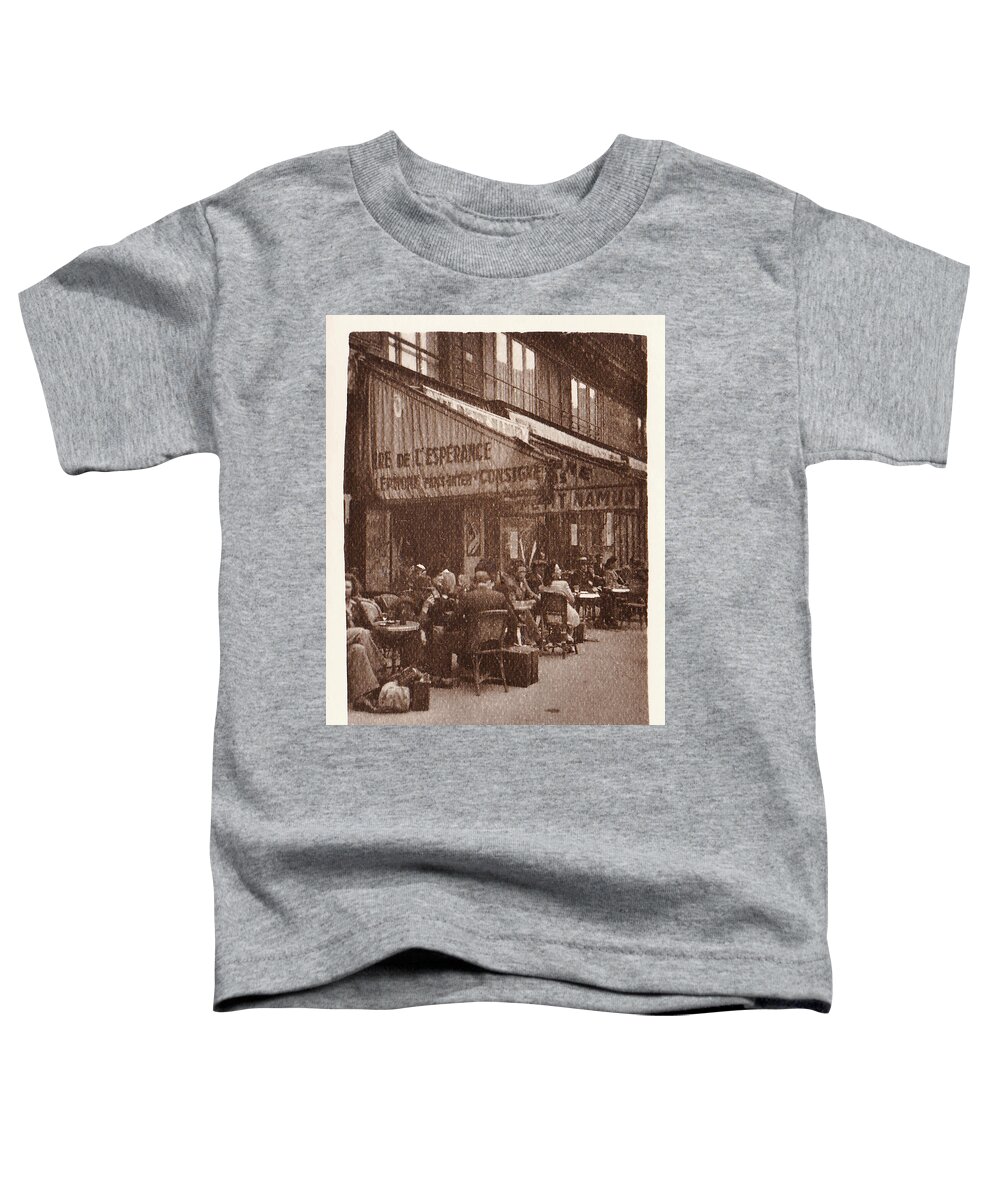 Paris Toddler T-Shirt featuring the photograph Vintage Paris by Karen Foley