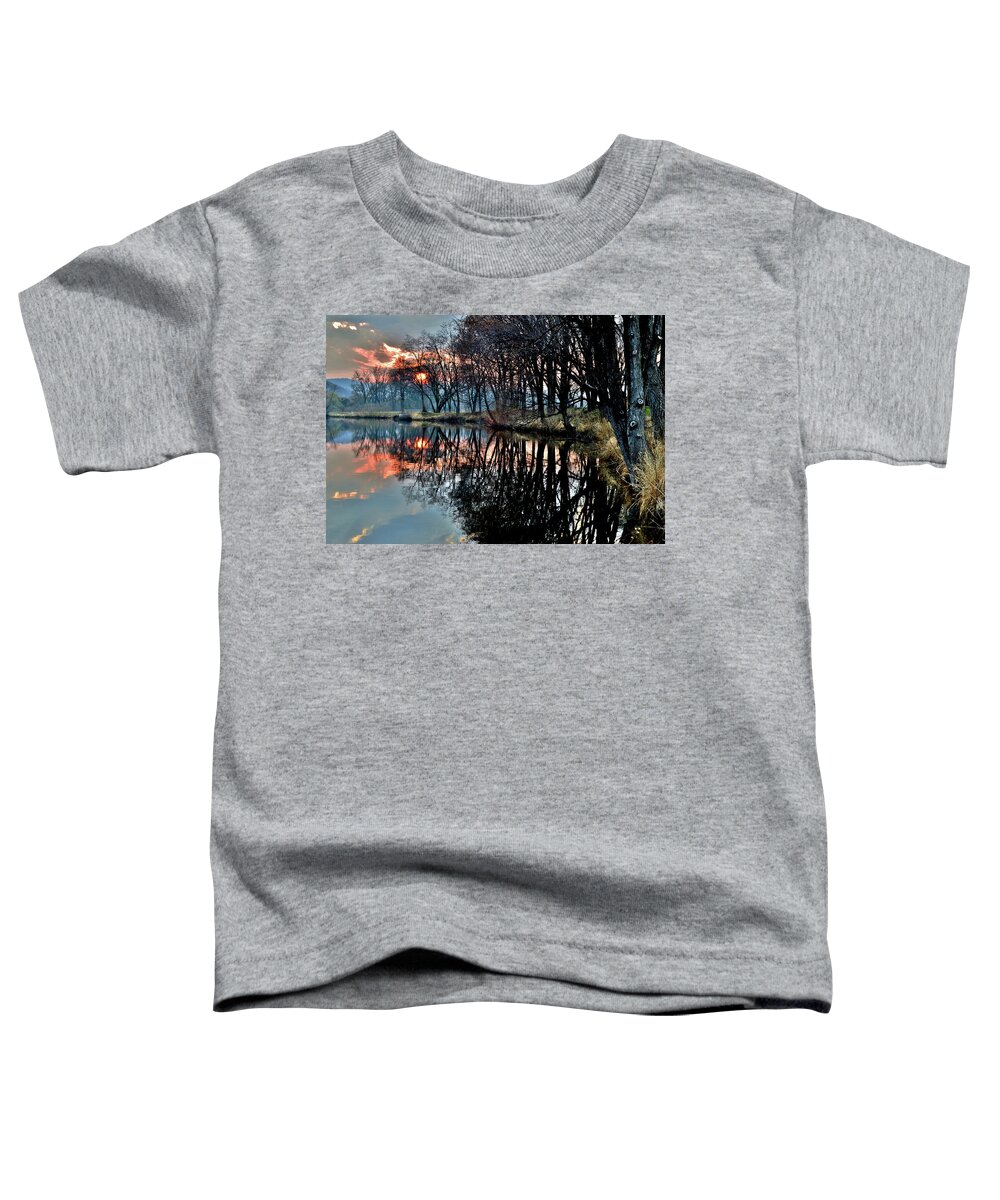 Spring Toddler T-Shirt featuring the photograph Warm Spring Evening by Susie Loechler