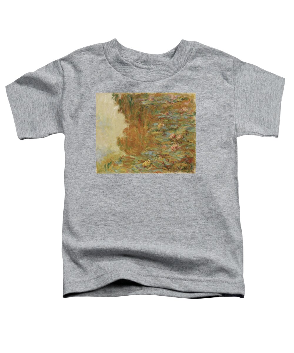 Nymphaea Toddler T-Shirt featuring the painting Waterlelie Nymphaea Nr.18 by Pierre Dijk
