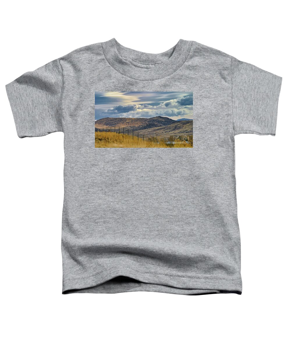 Landscape Toddler T-Shirt featuring the photograph Western Landscape USA Wyoming by Chuck Kuhn